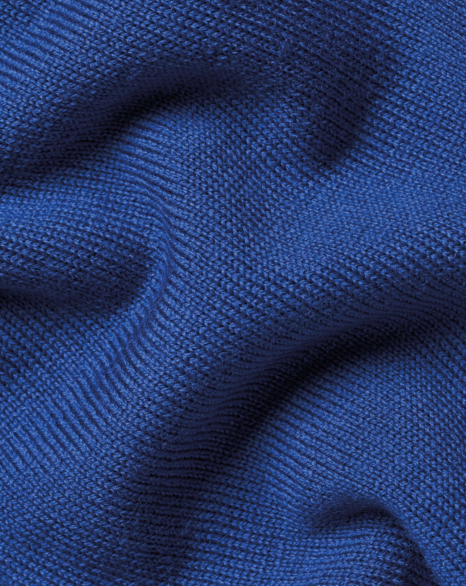 Merino Quarter Zip Sweater - Cobalt Blue