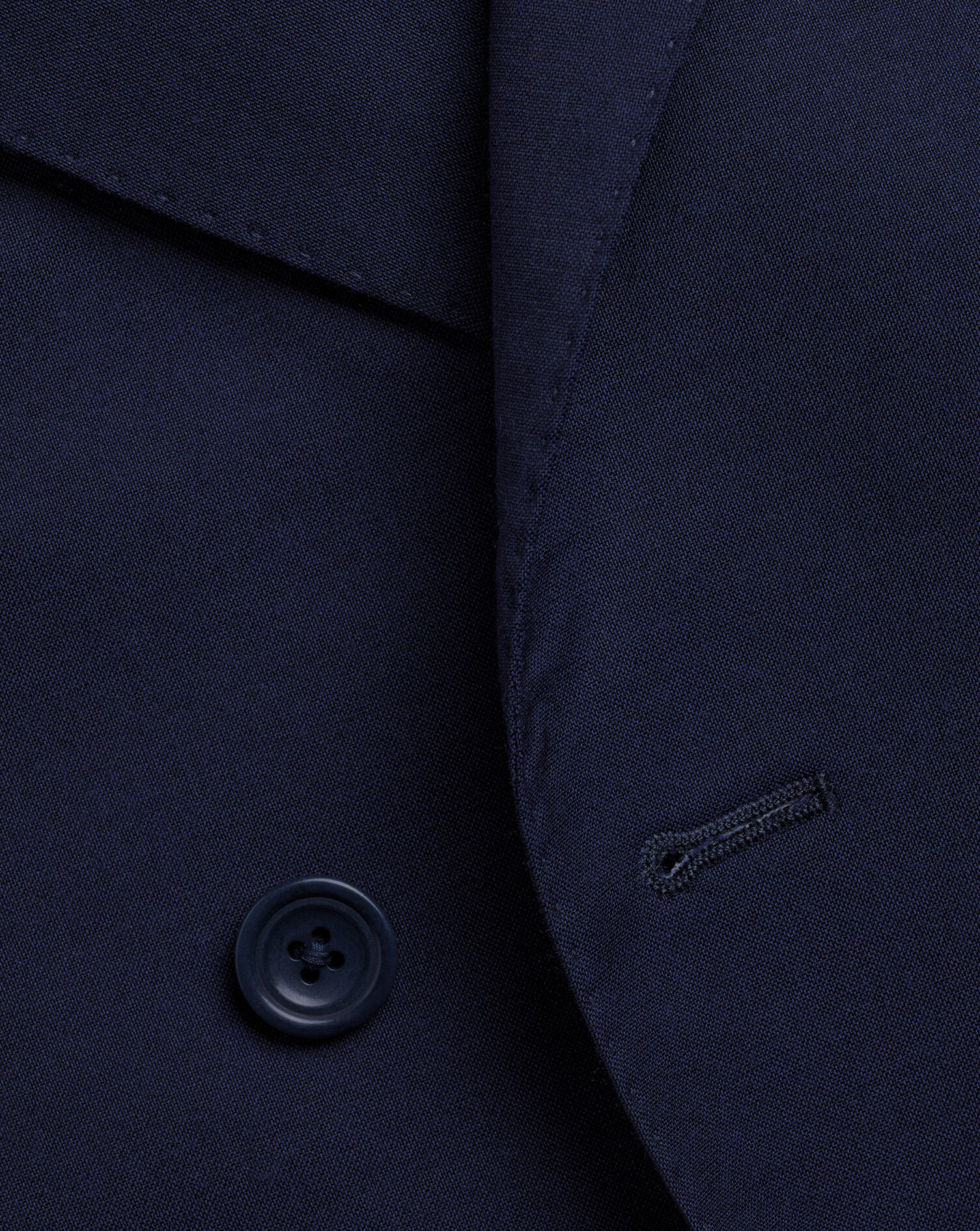 Double Breasted Italian Suit Jacket  - Dark Navy