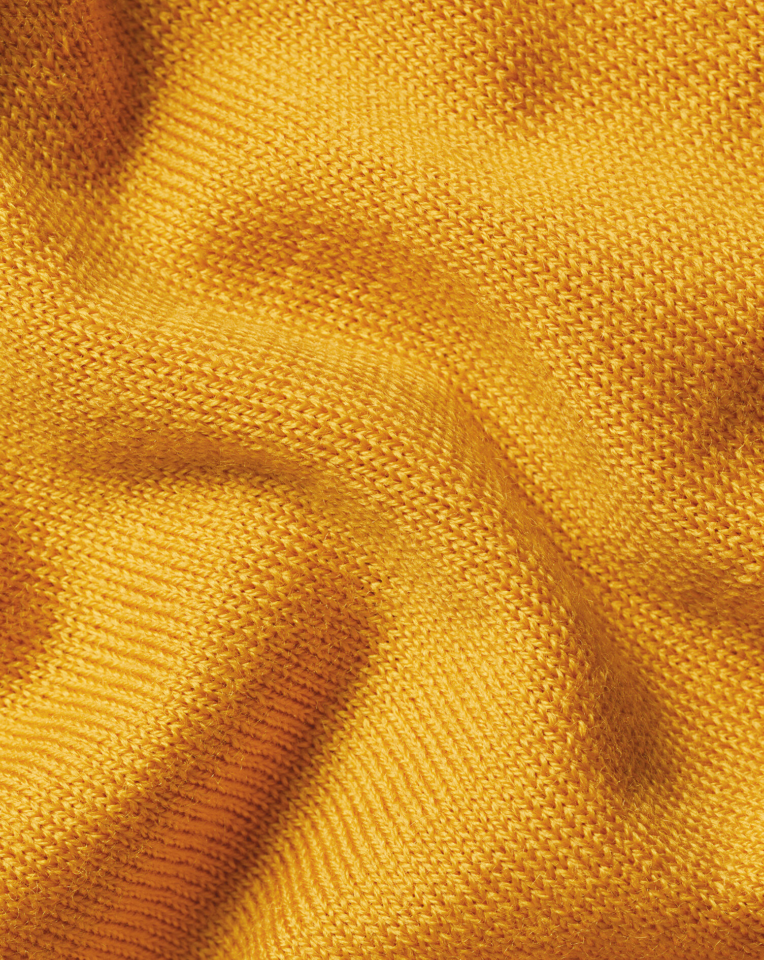 Merino V-Neck Sweater - Yellow