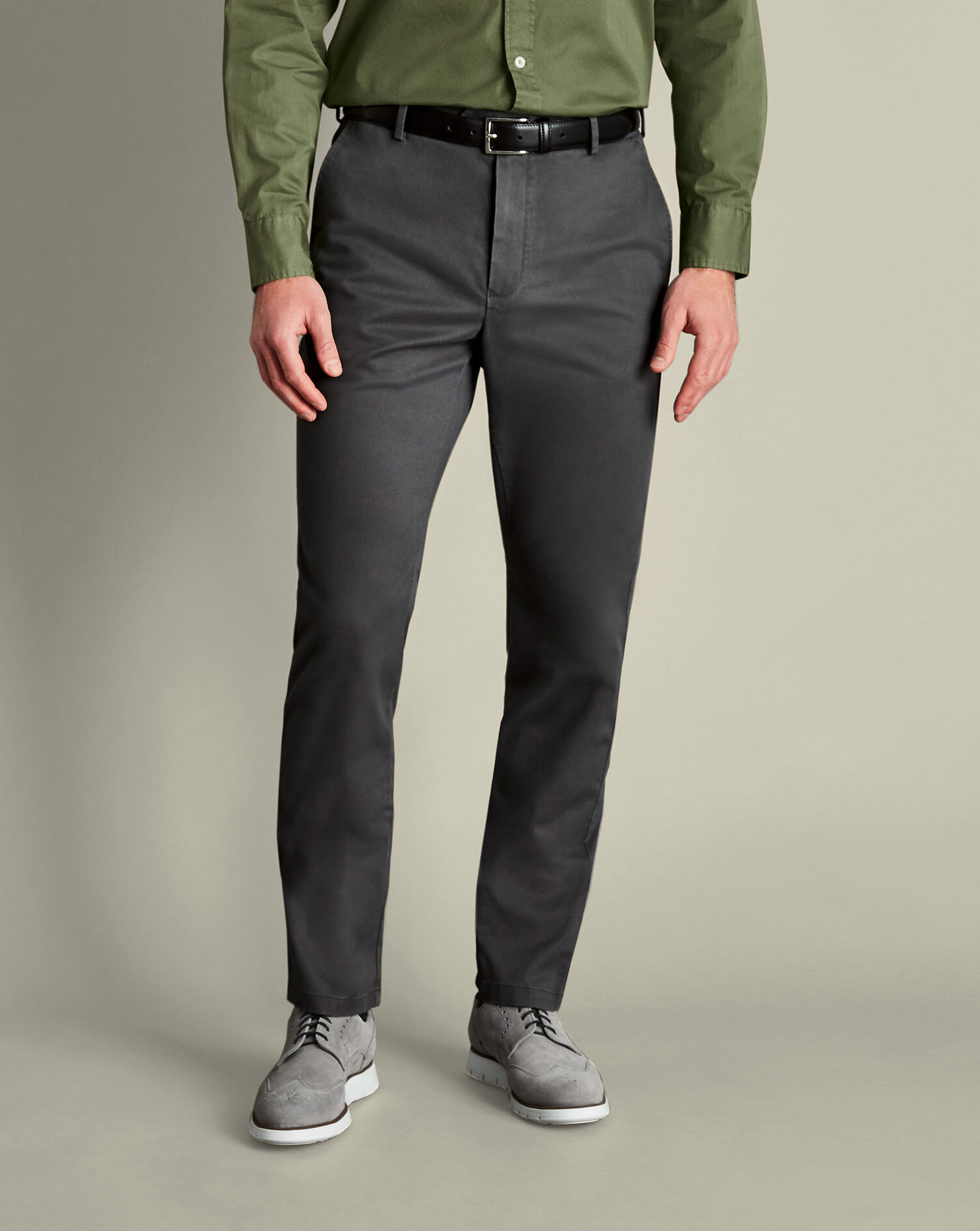 Ultimate Non-Iron Chinos - Dark Gray