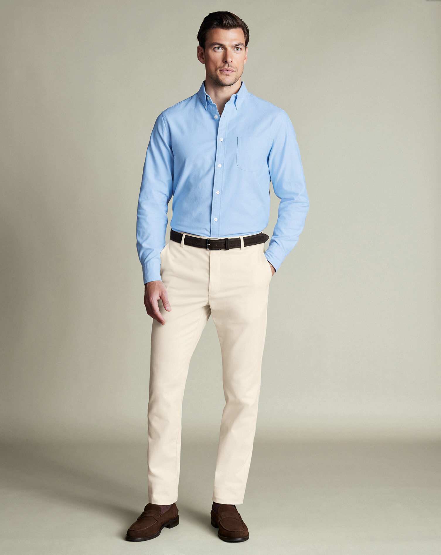 Ultimate Non-Iron Chinos - Ivory