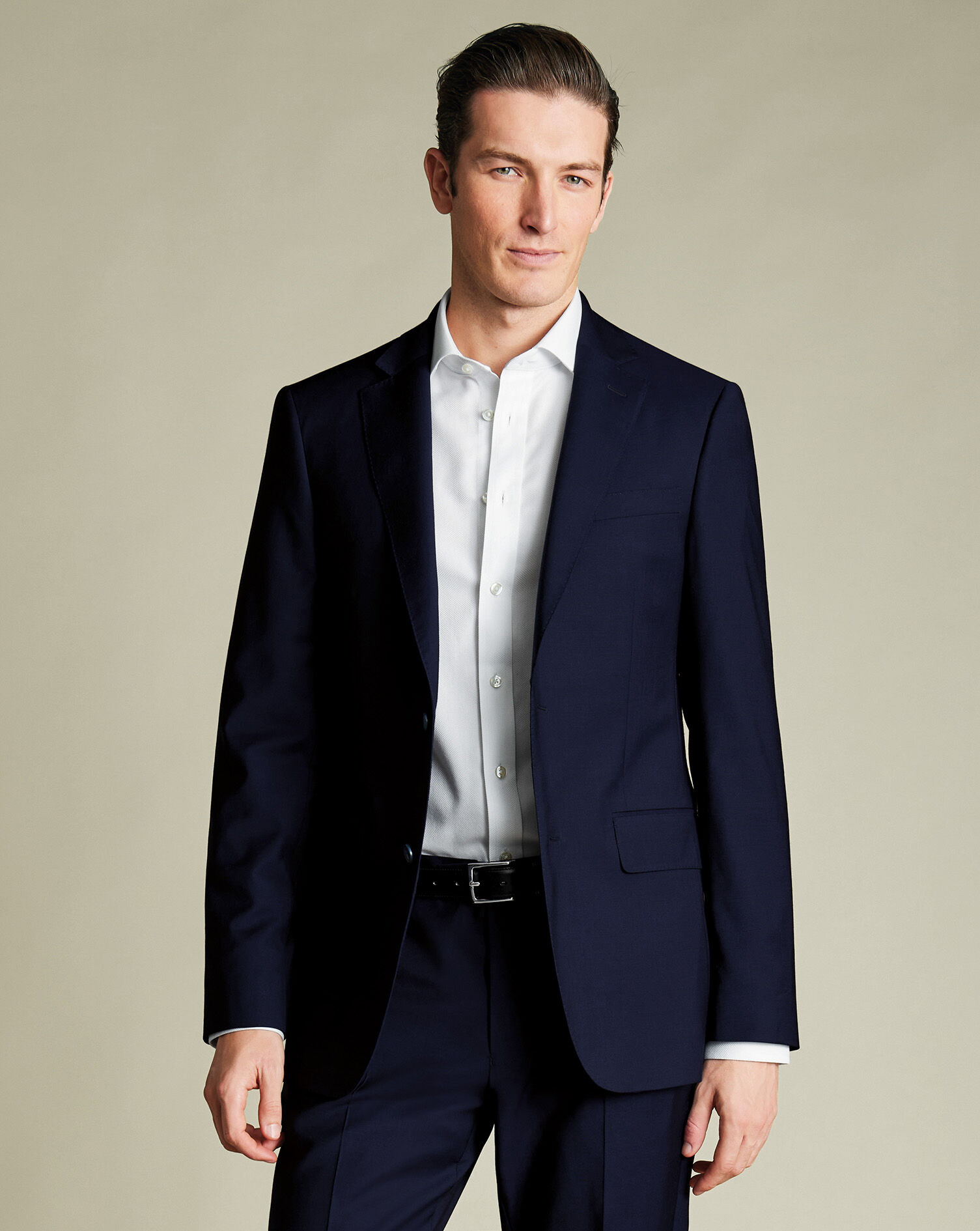 Italian Suit Jacket  - Dark Navy