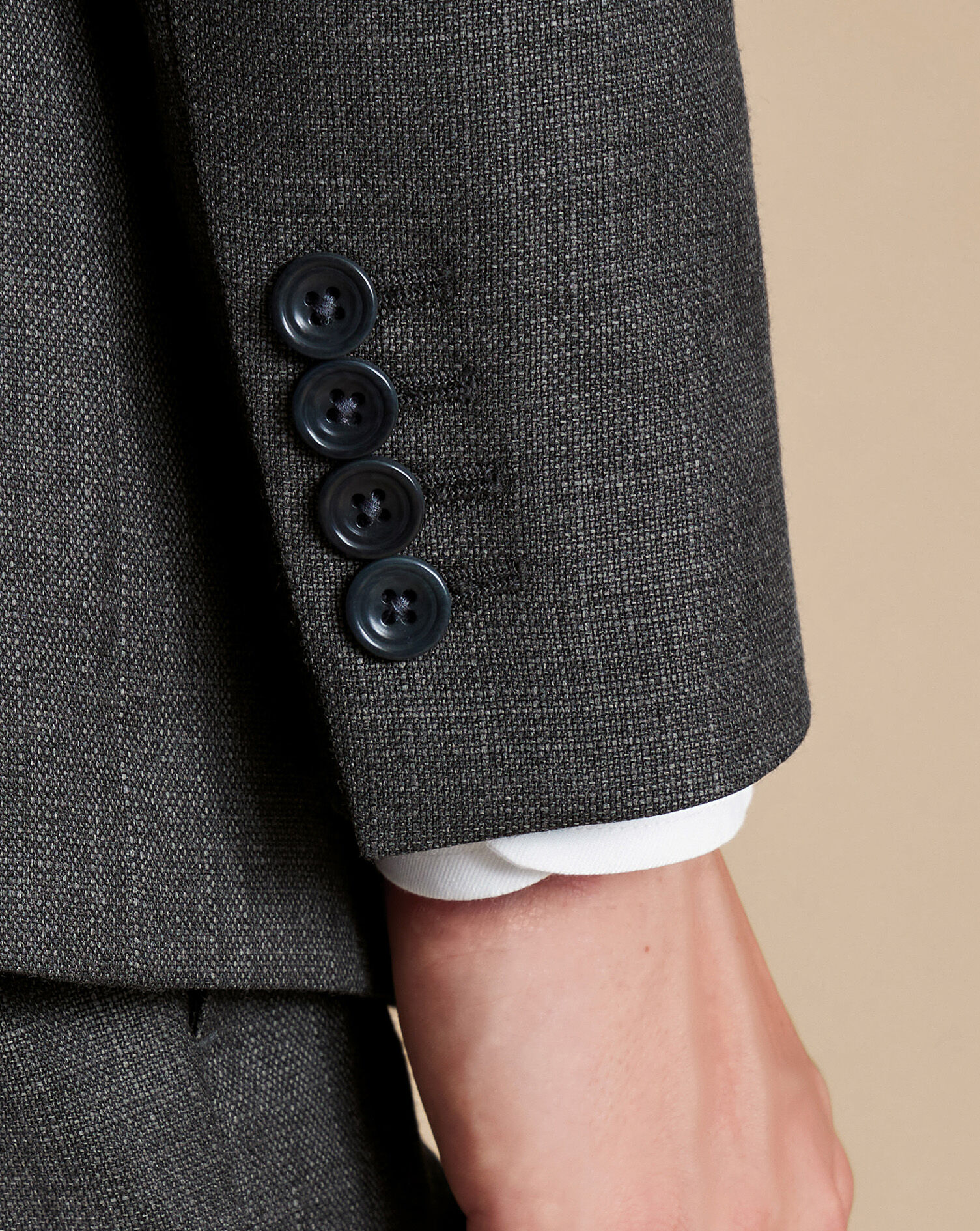 Italian Luxury Suit - Dark Gray