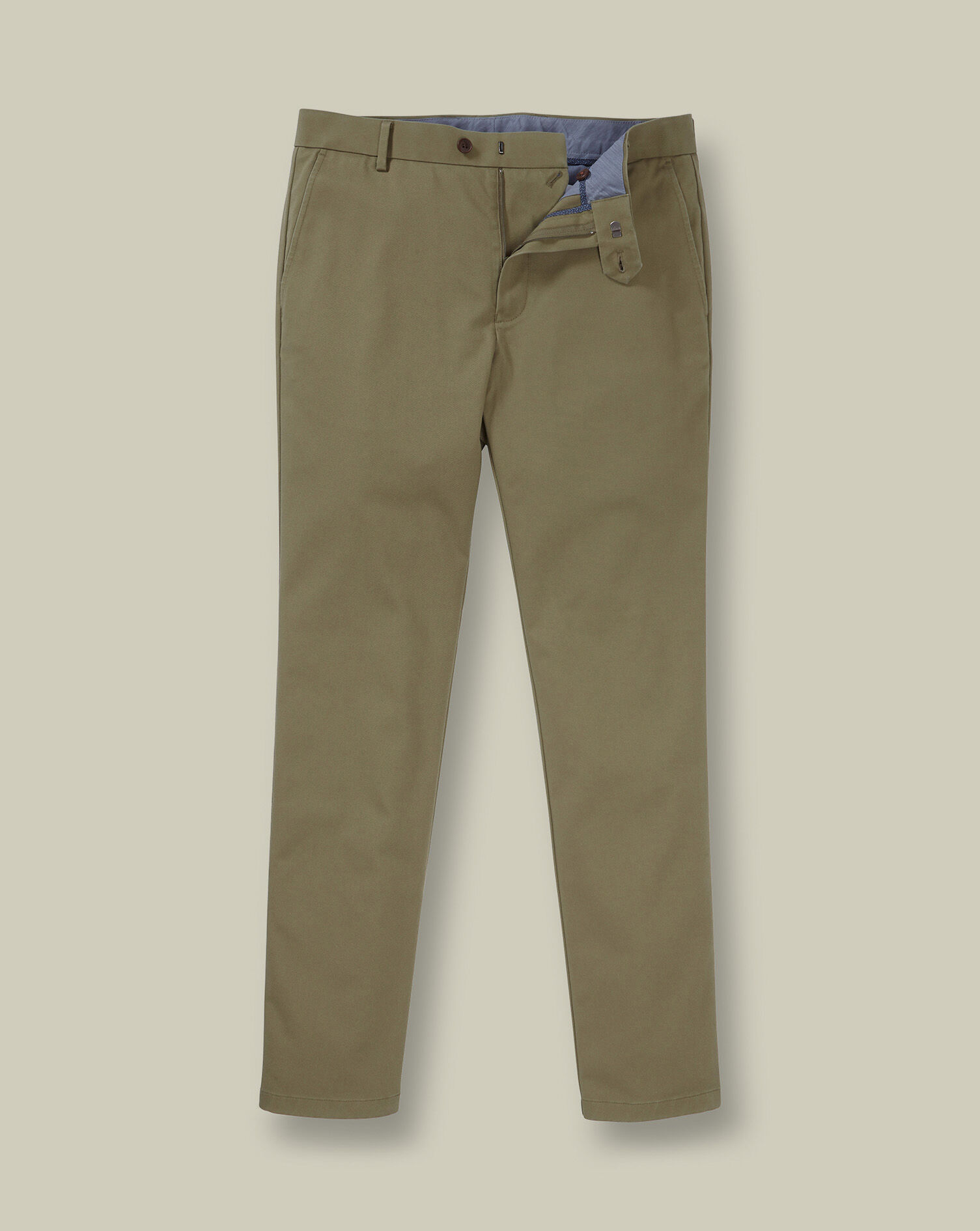 Ultimate Non-Iron Chinos - Olive Green
