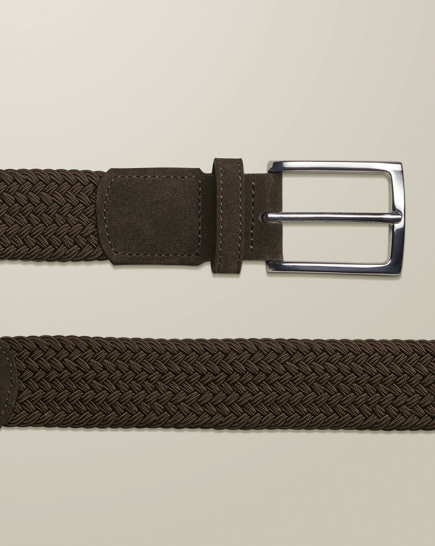 Casual Stretch Belt - Chocolate Brown