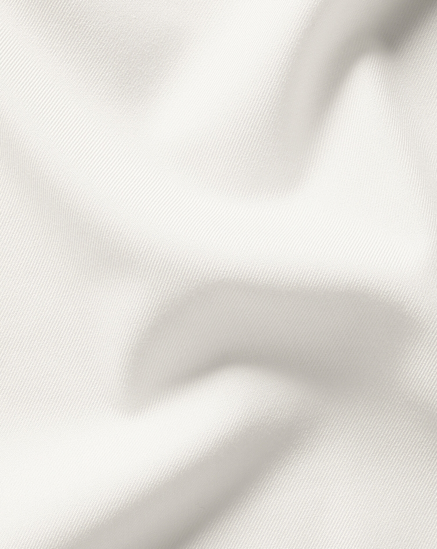 Spread collar Non-Iron Twill Shirt - Ivory