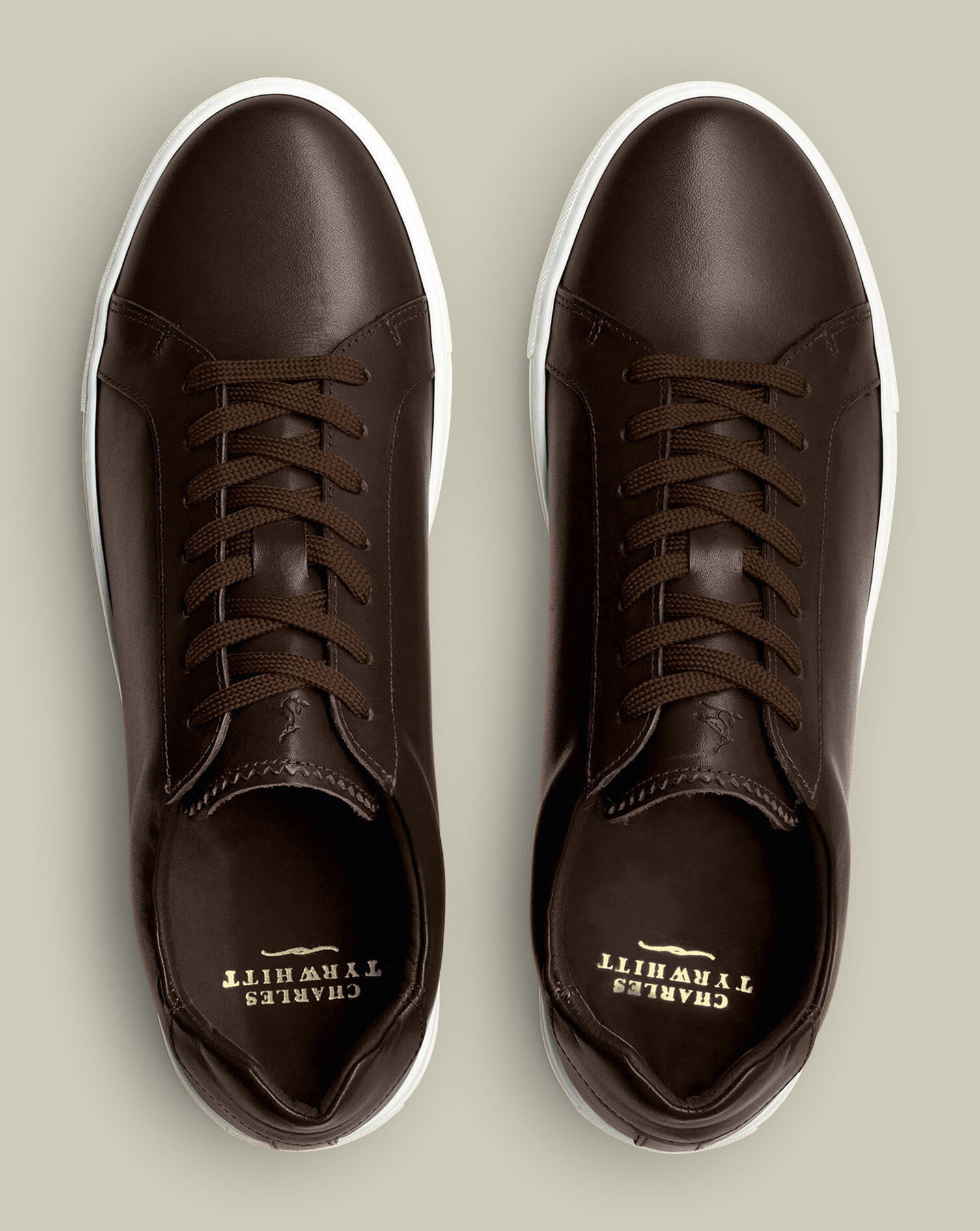Leather Sneakers - Dark Chocolate