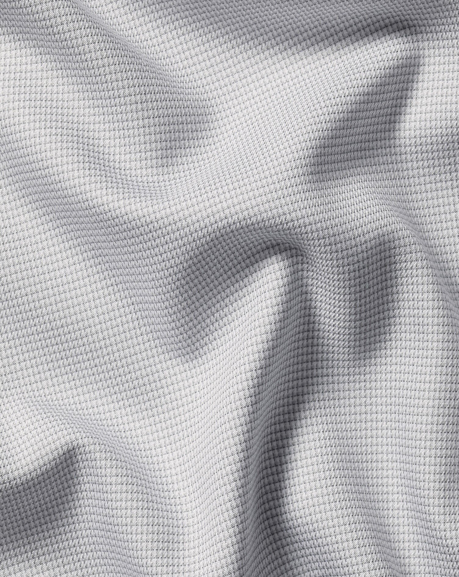 Non-Iron Westminster Weave Shirt - Silver Gray