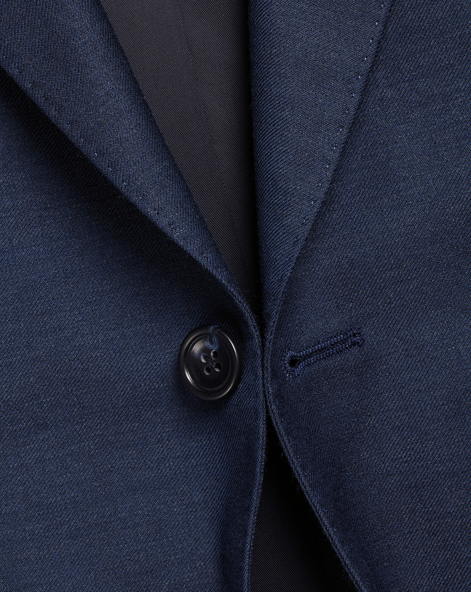 Natural Stretch Twill Suit - Royal Blue