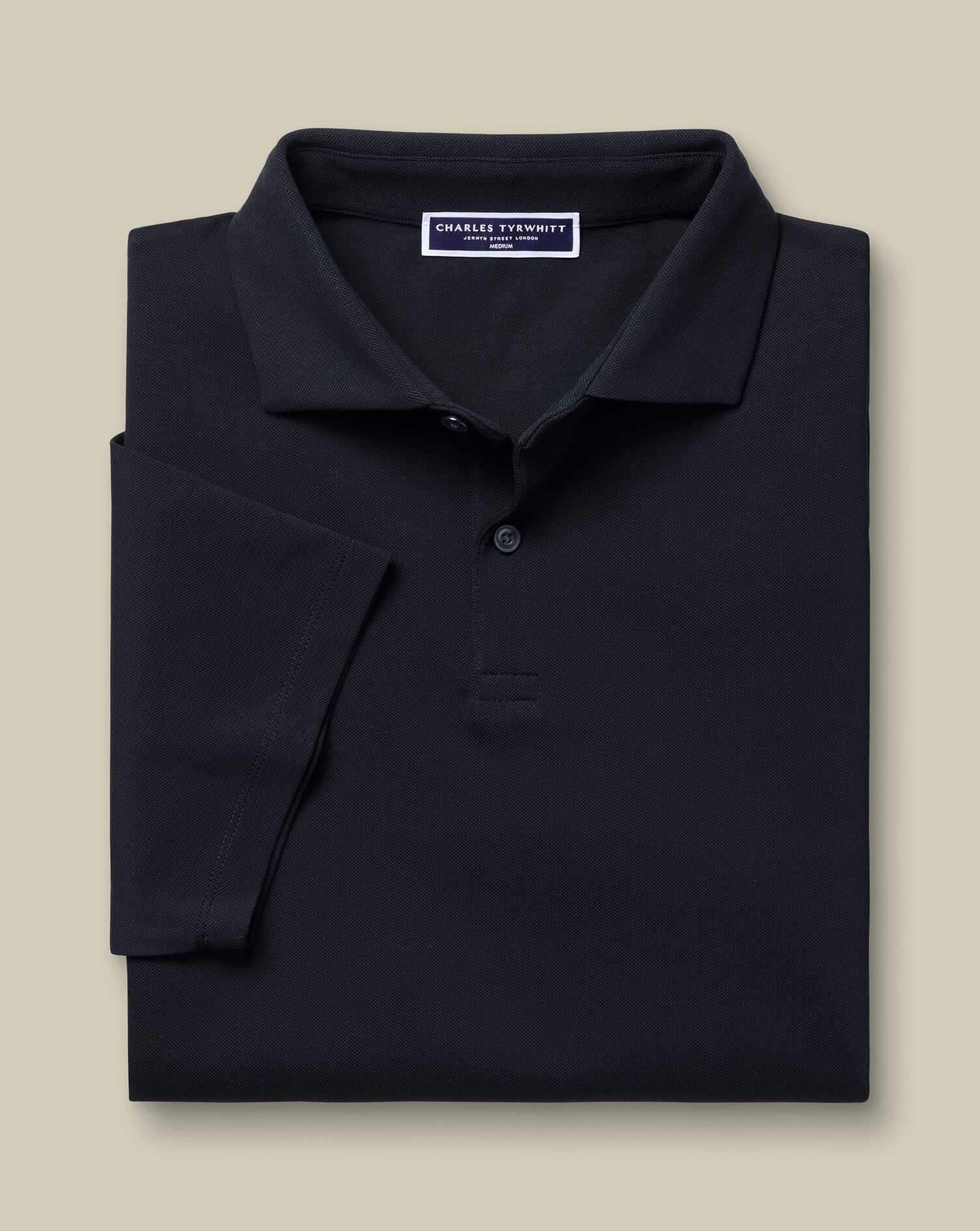Smart Pique Polo - Black
