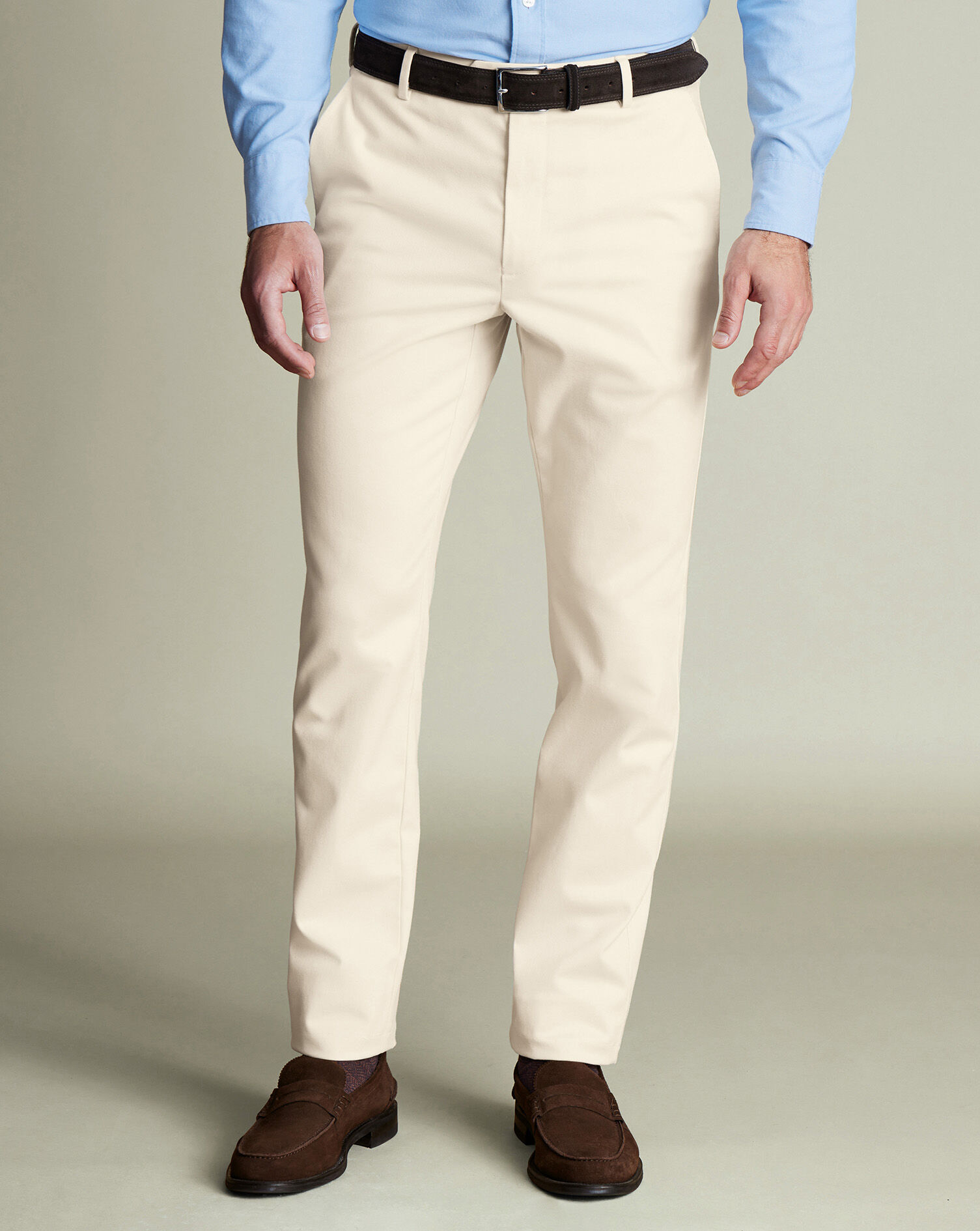 Ultimate Non-Iron Chinos - Ivory