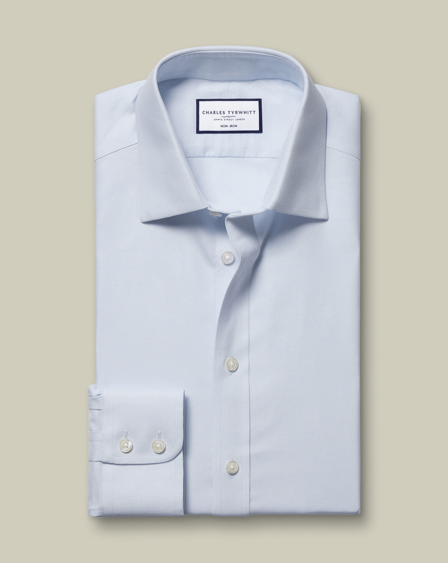 Non-Iron Royal Oxford Shirt - Ice Blue