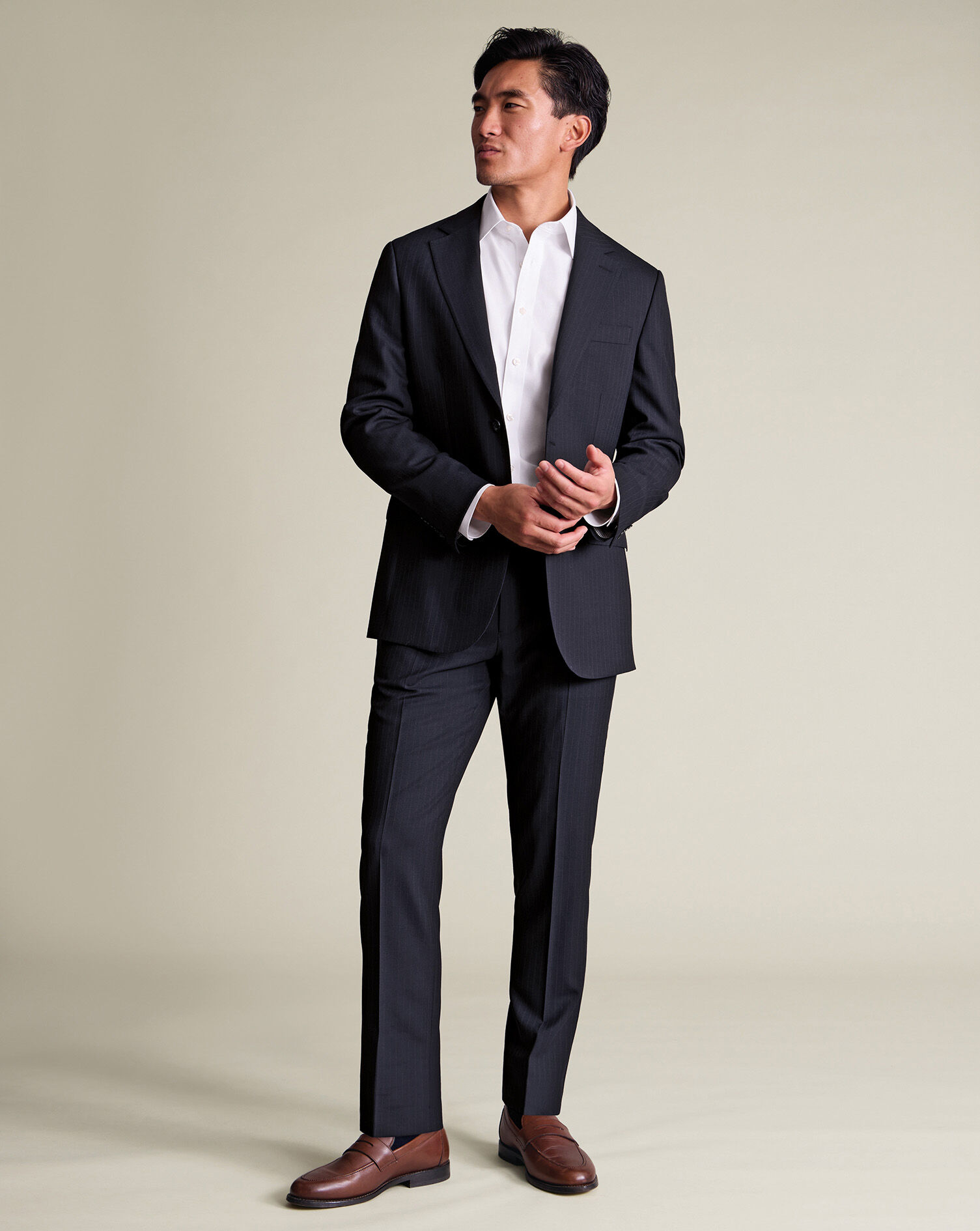 Stripe Suit - French Navy