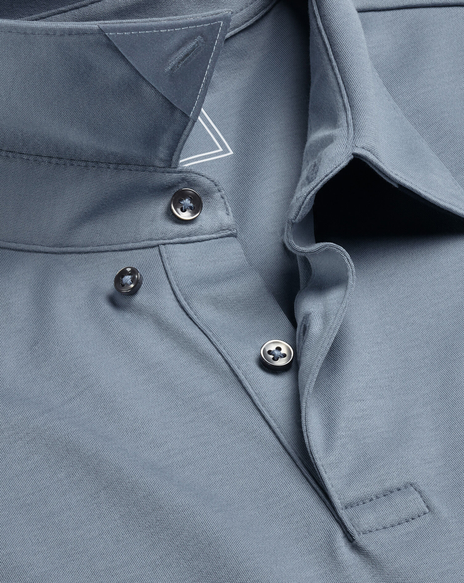 Smart Jersey Polo - Steel Blue