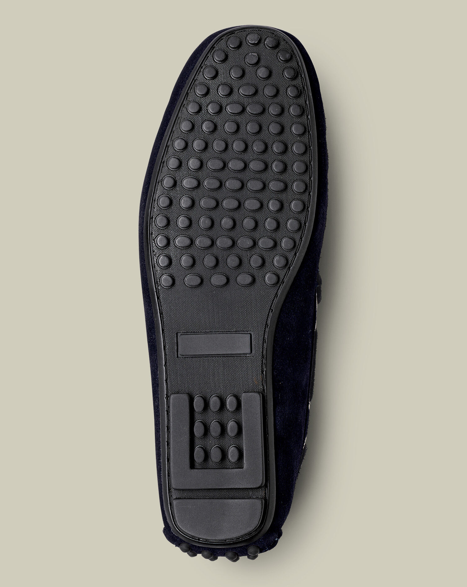 Suede Driving Loafers - Navy