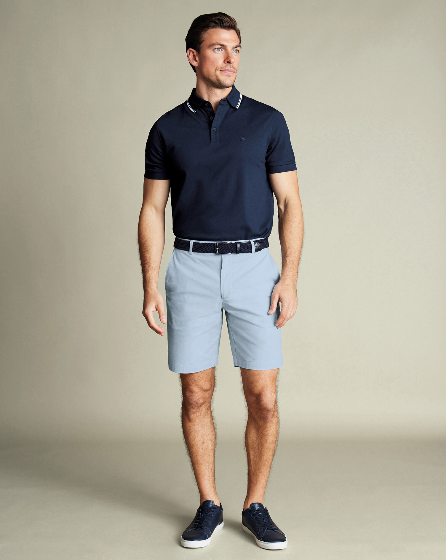 Cotton Shorts - Sky Blue