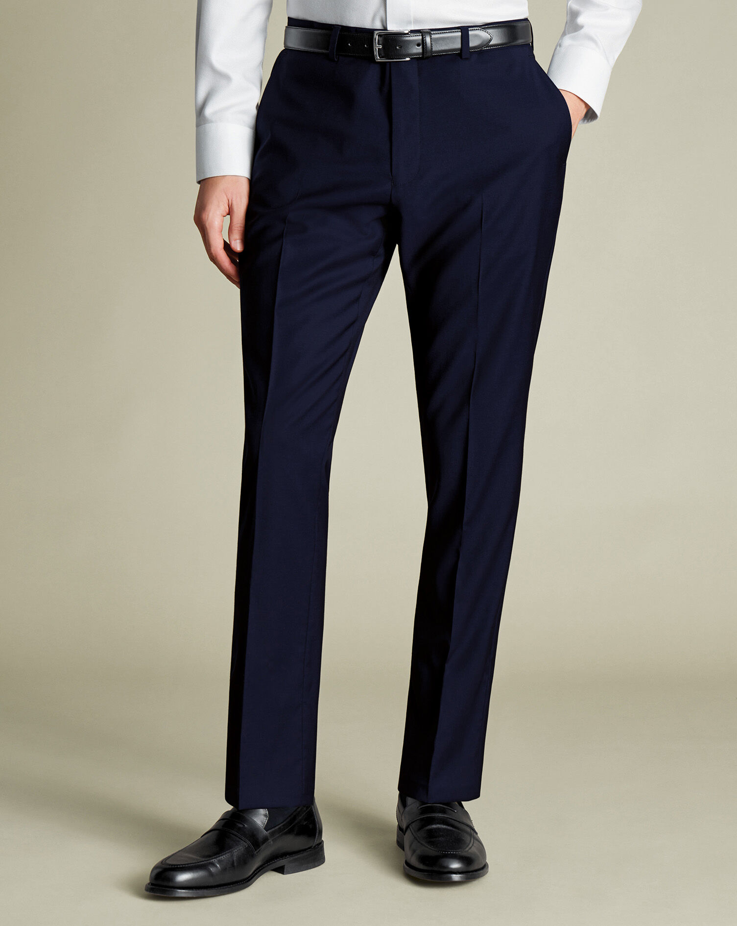 Double Breasted Italian Suit  - Dark Navy