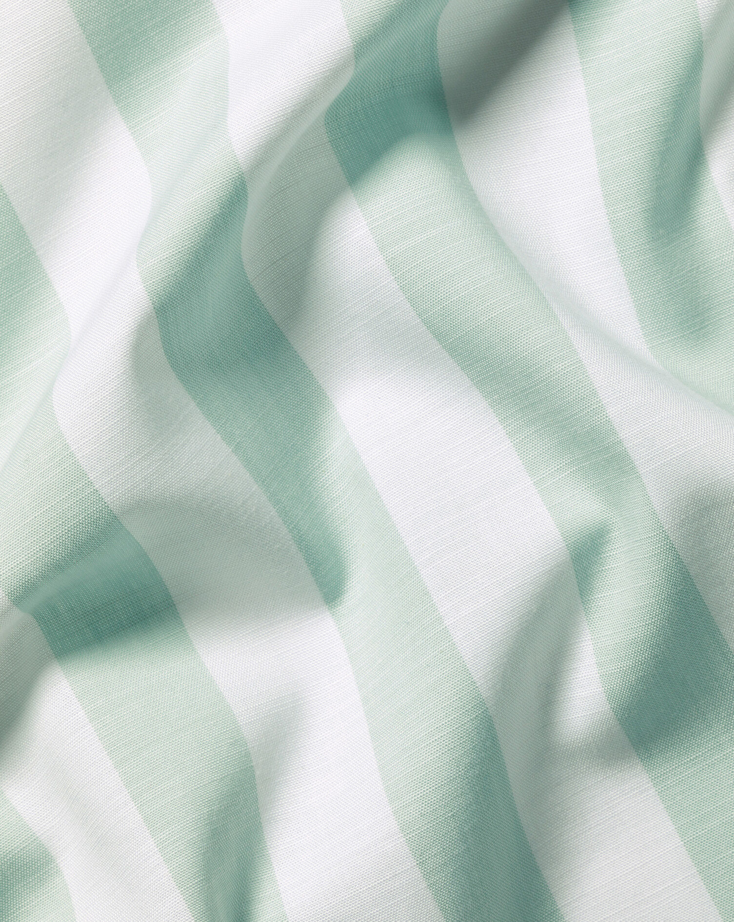 Non-Iron Stretch Poplin Slub Short Sleeve Shirt - Aqua
