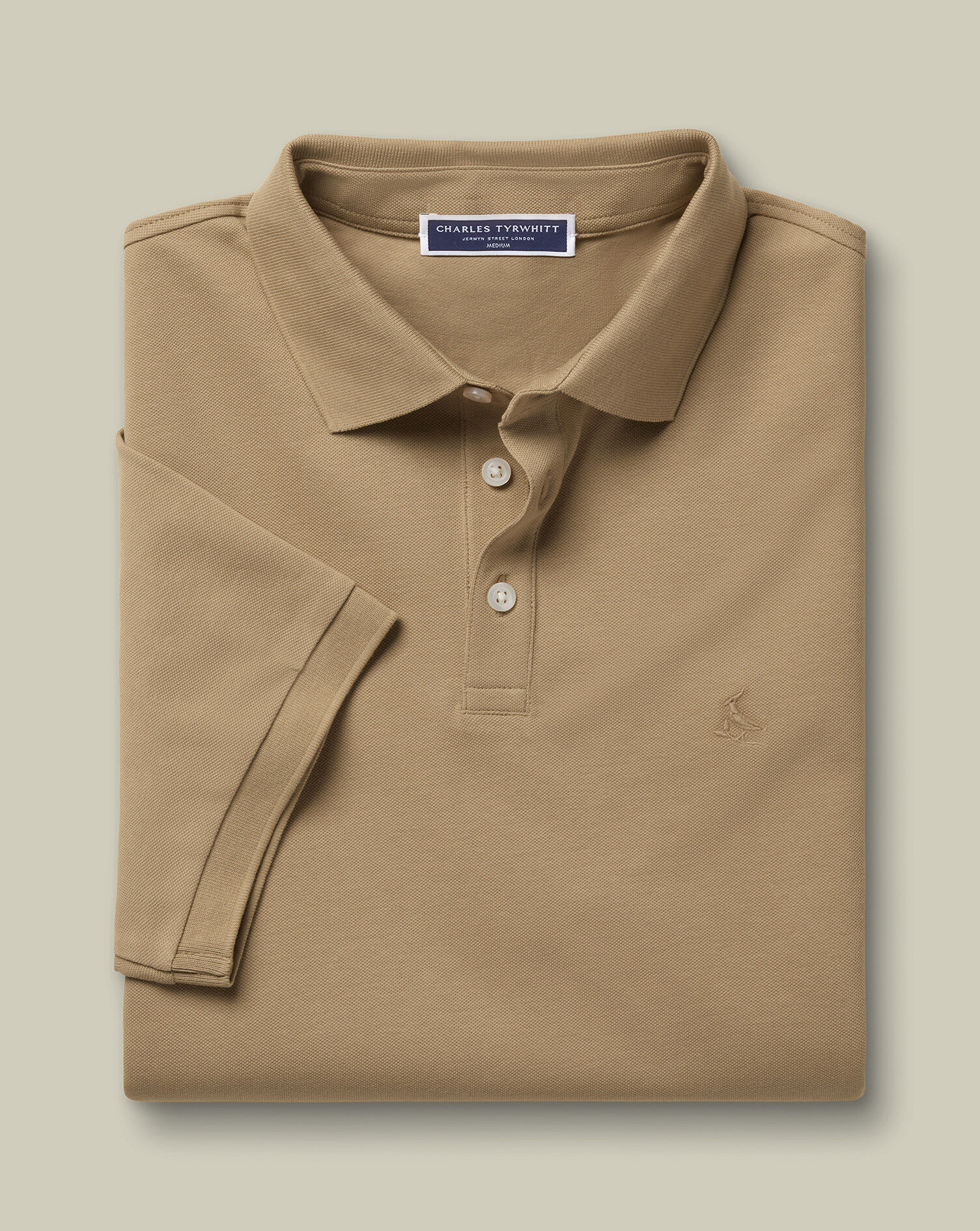 Pique Polo - Tan