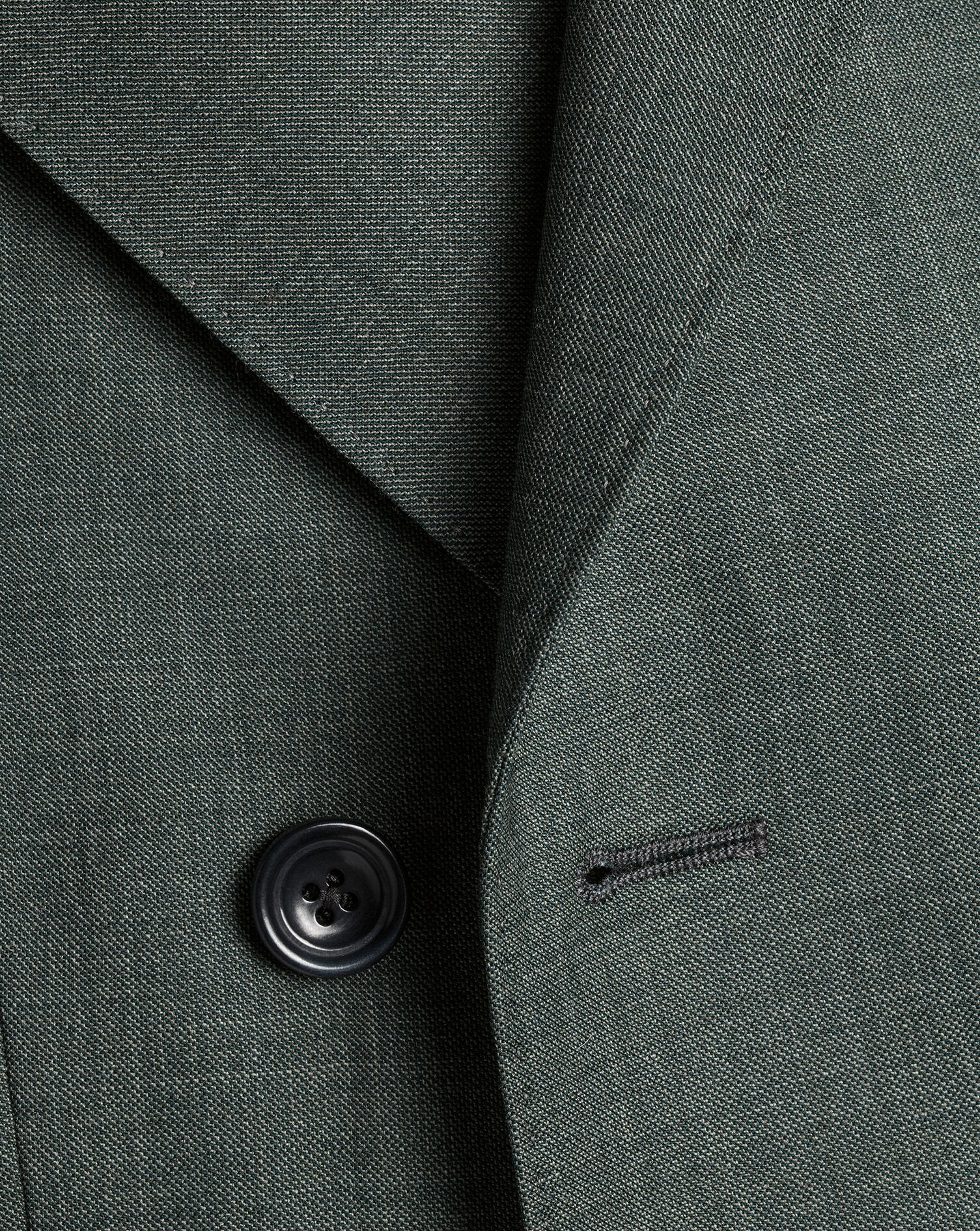 Double Breasted Ultimate Performance Sharkskin Suit - Forest Green