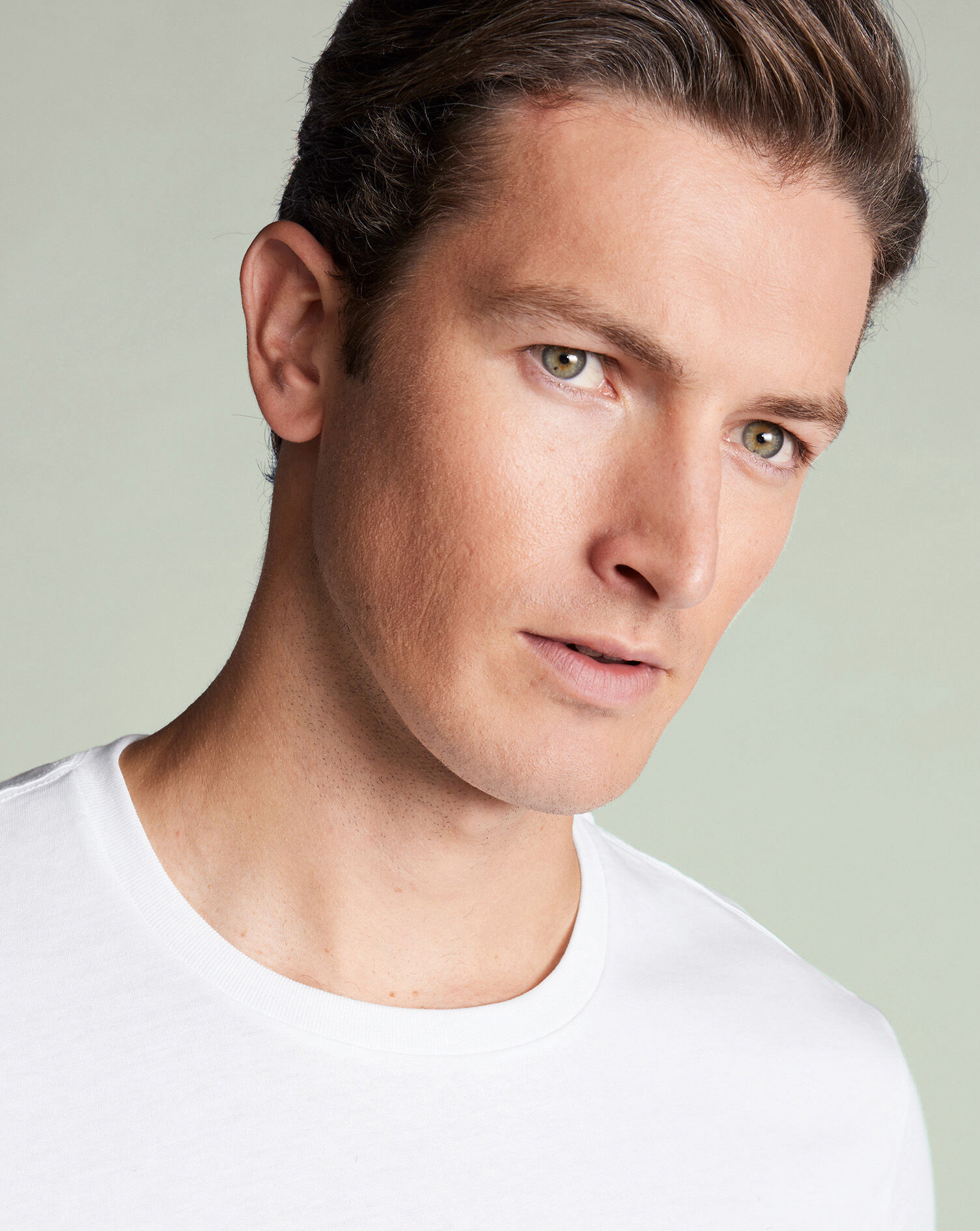 2-Pack Crew Neck Cotton T-Shirt - White