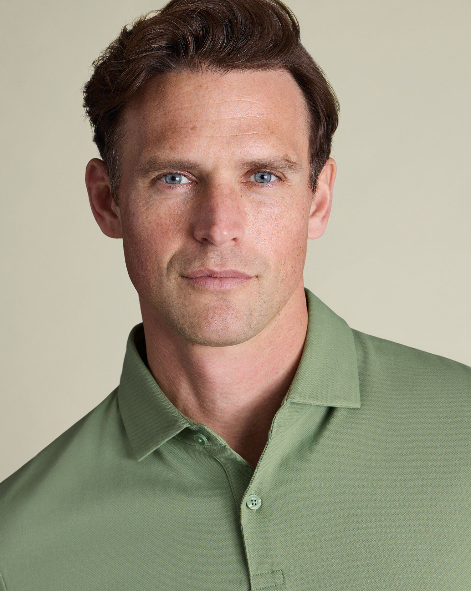 Smart Pique Polo - Green