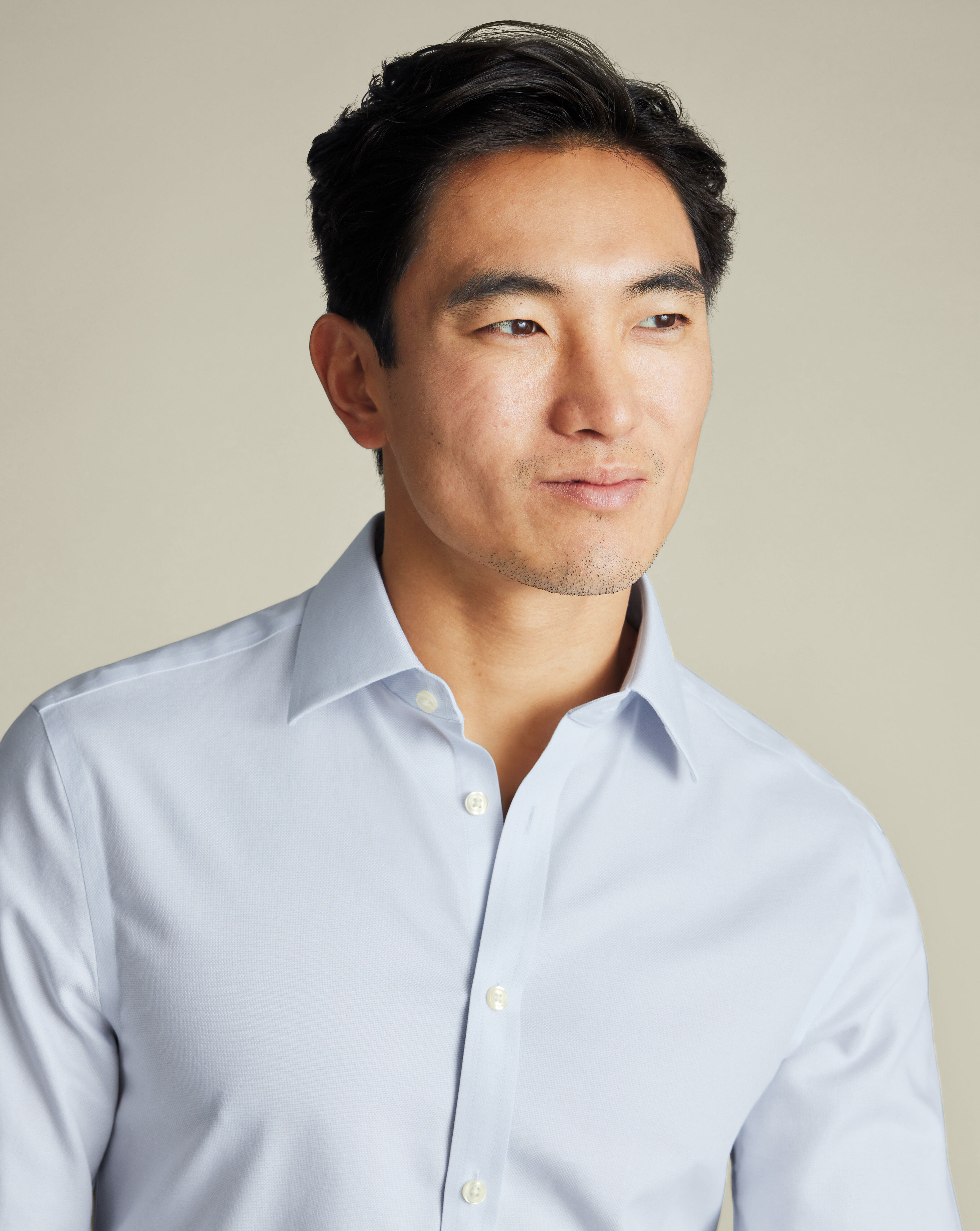 Non-Iron Royal Oxford Shirt - Ice Blue