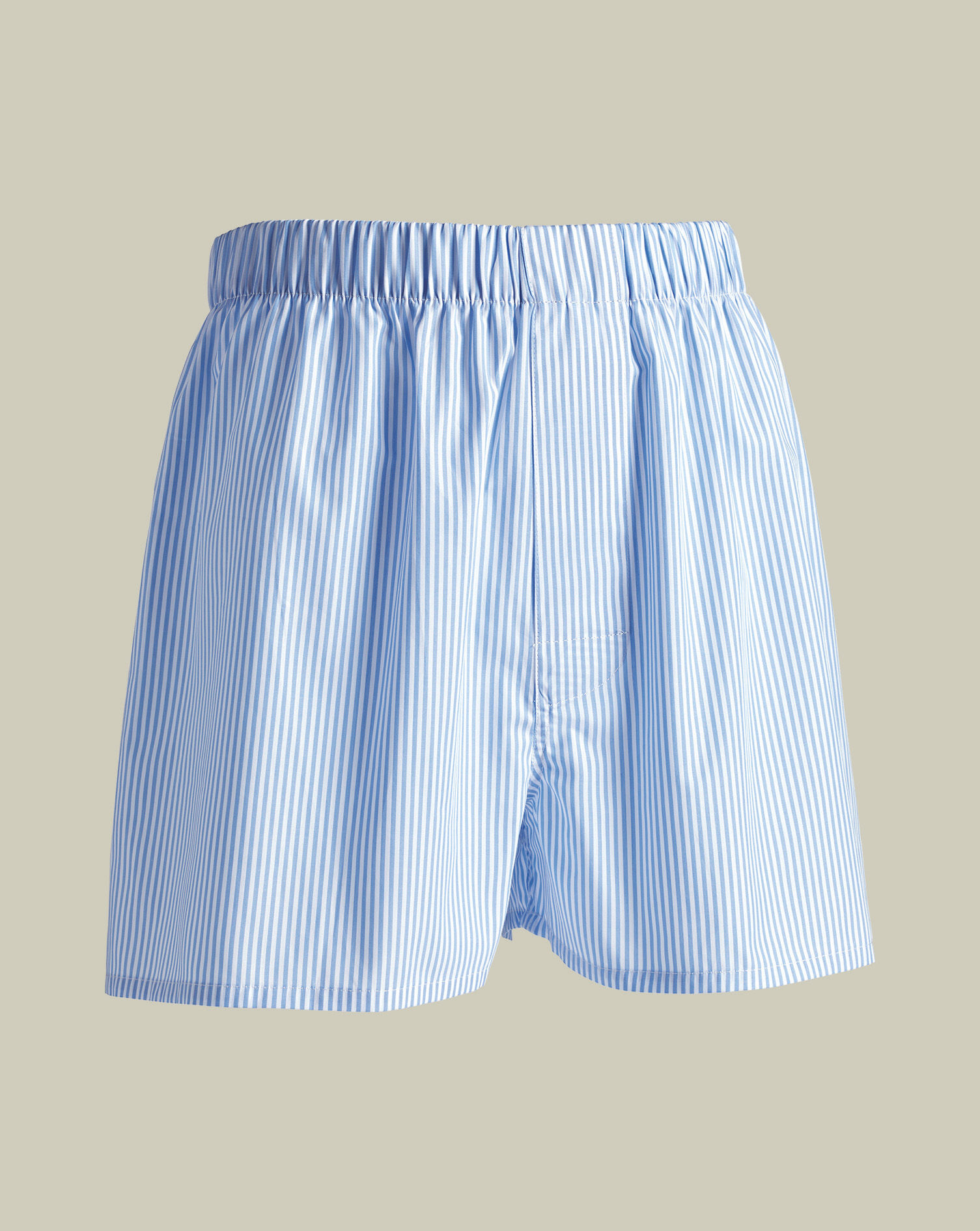 Stripe Woven Boxers  - Cornflower Blue