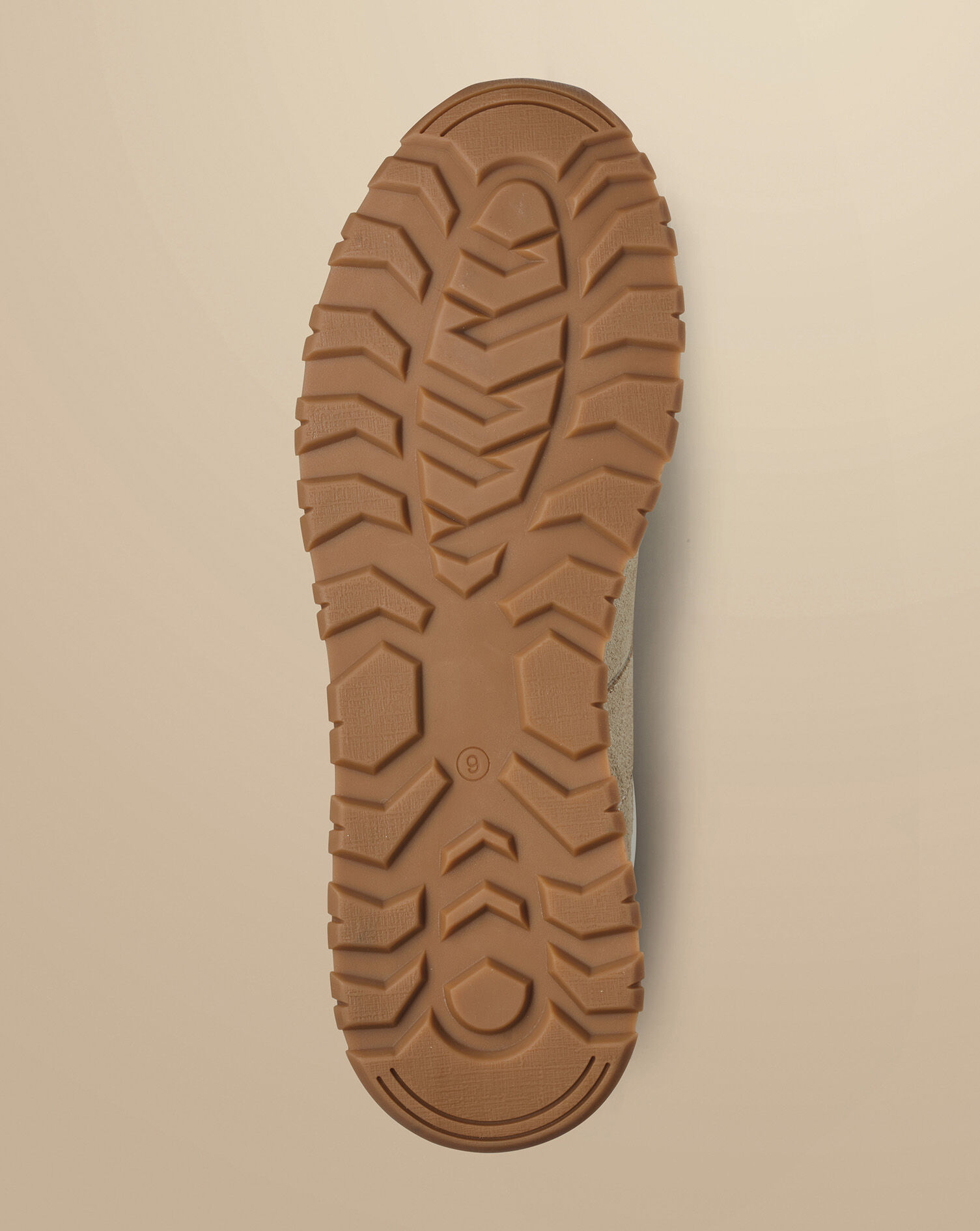 Leather and Suede Sneakers - Cream