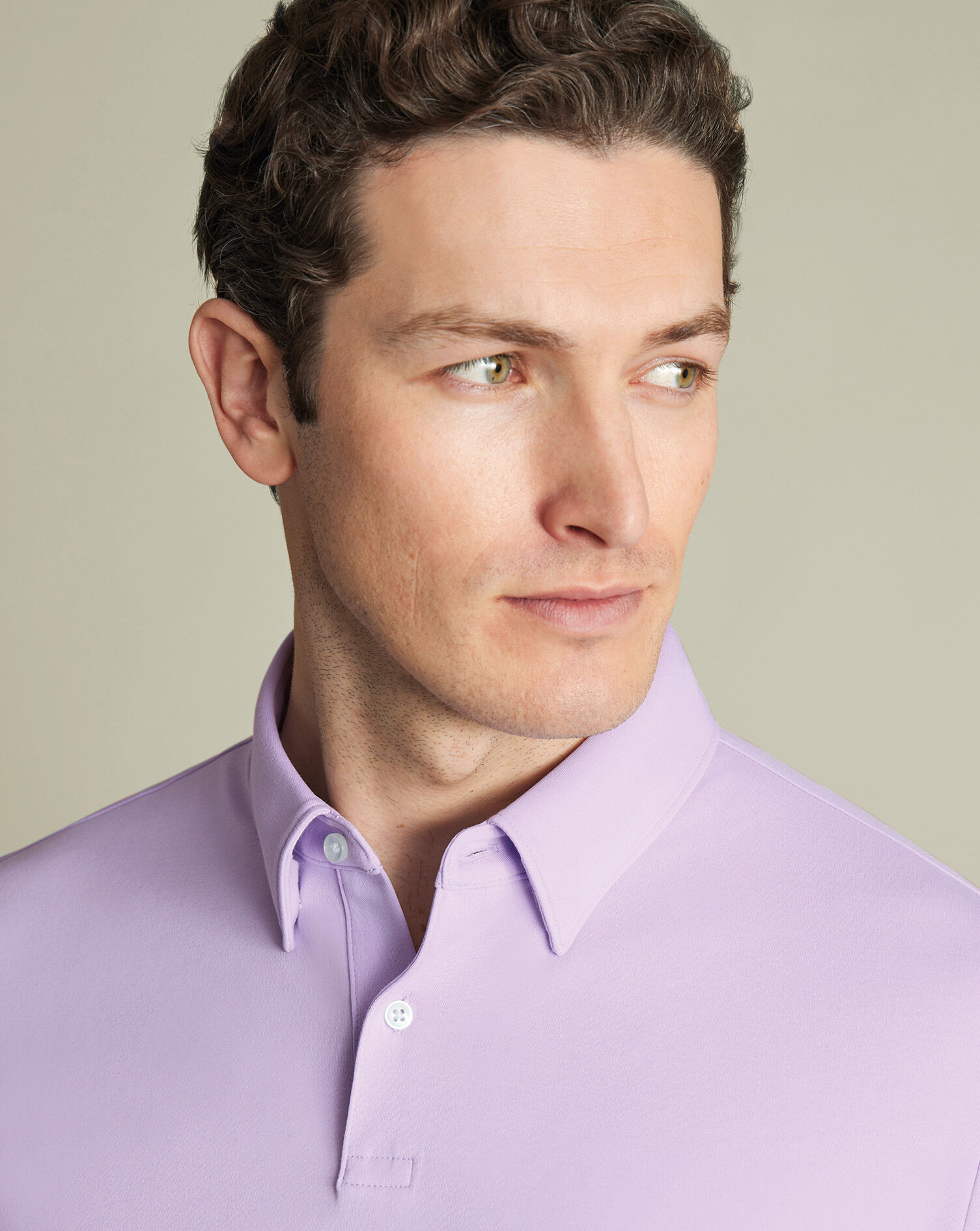 Smart Jersey Polo - Lilac Purple