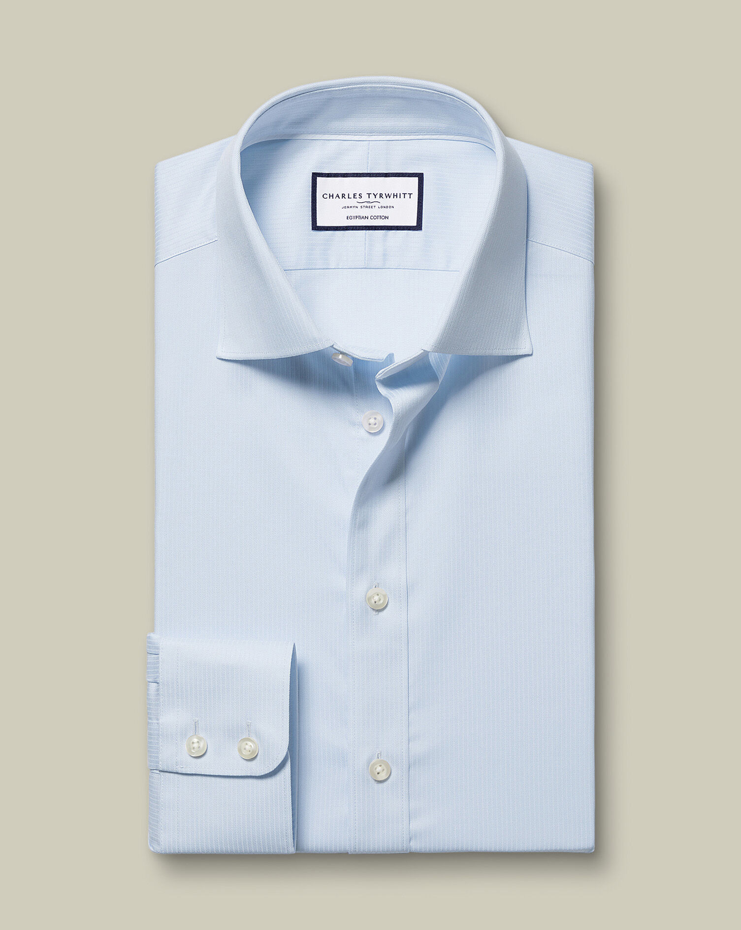 Luxury Stripe Shirt - Ice Blue