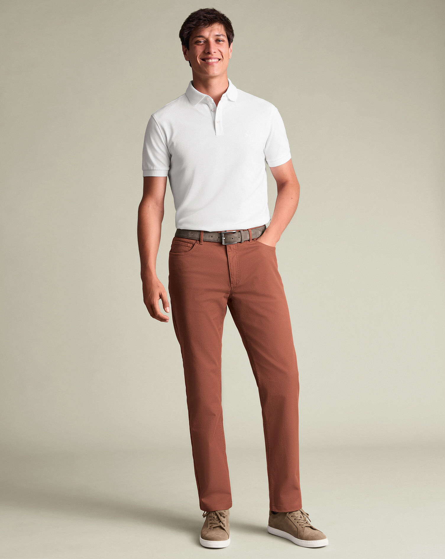 5 Pocket Jeans - Rust