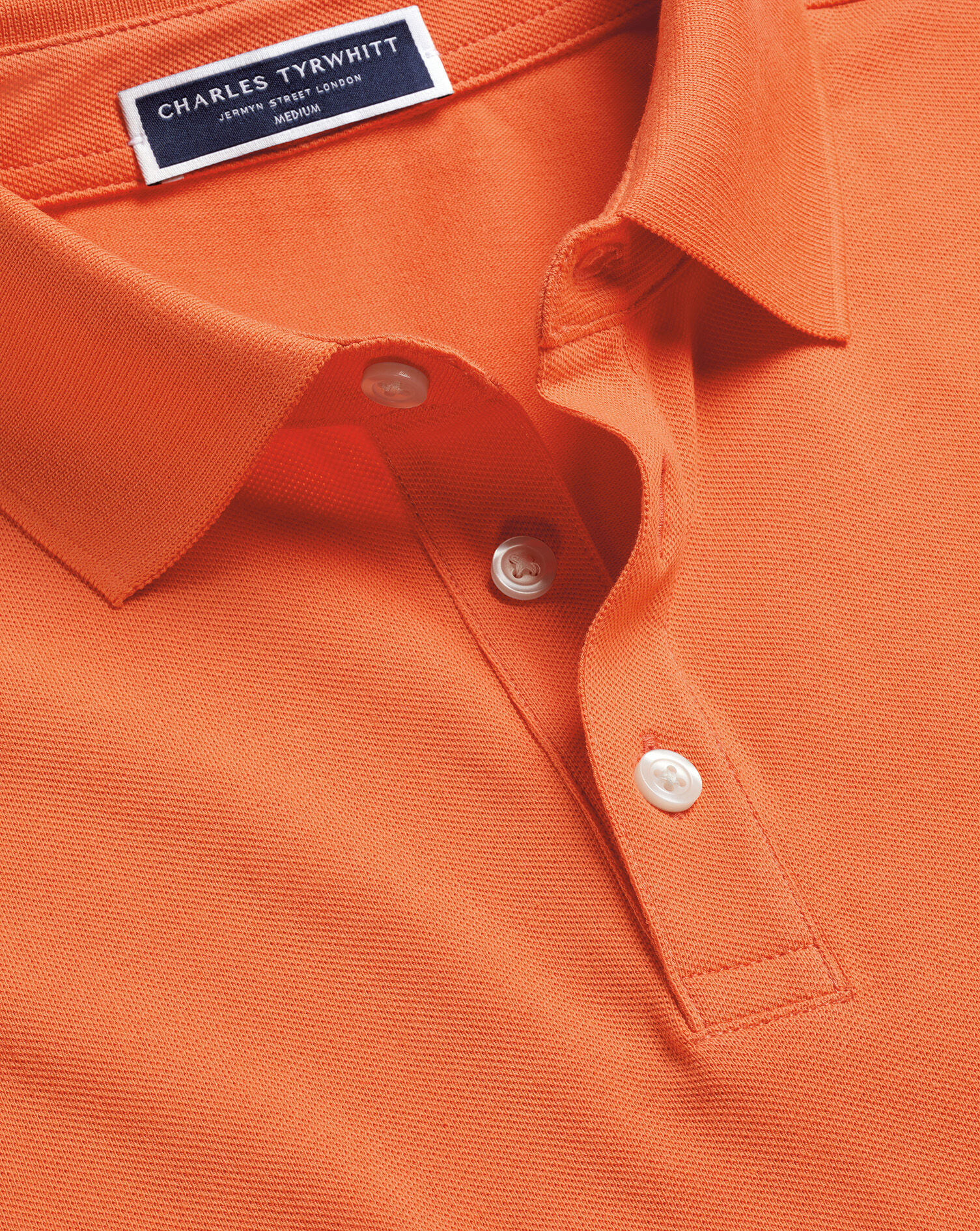 Pique Polo - Orange
