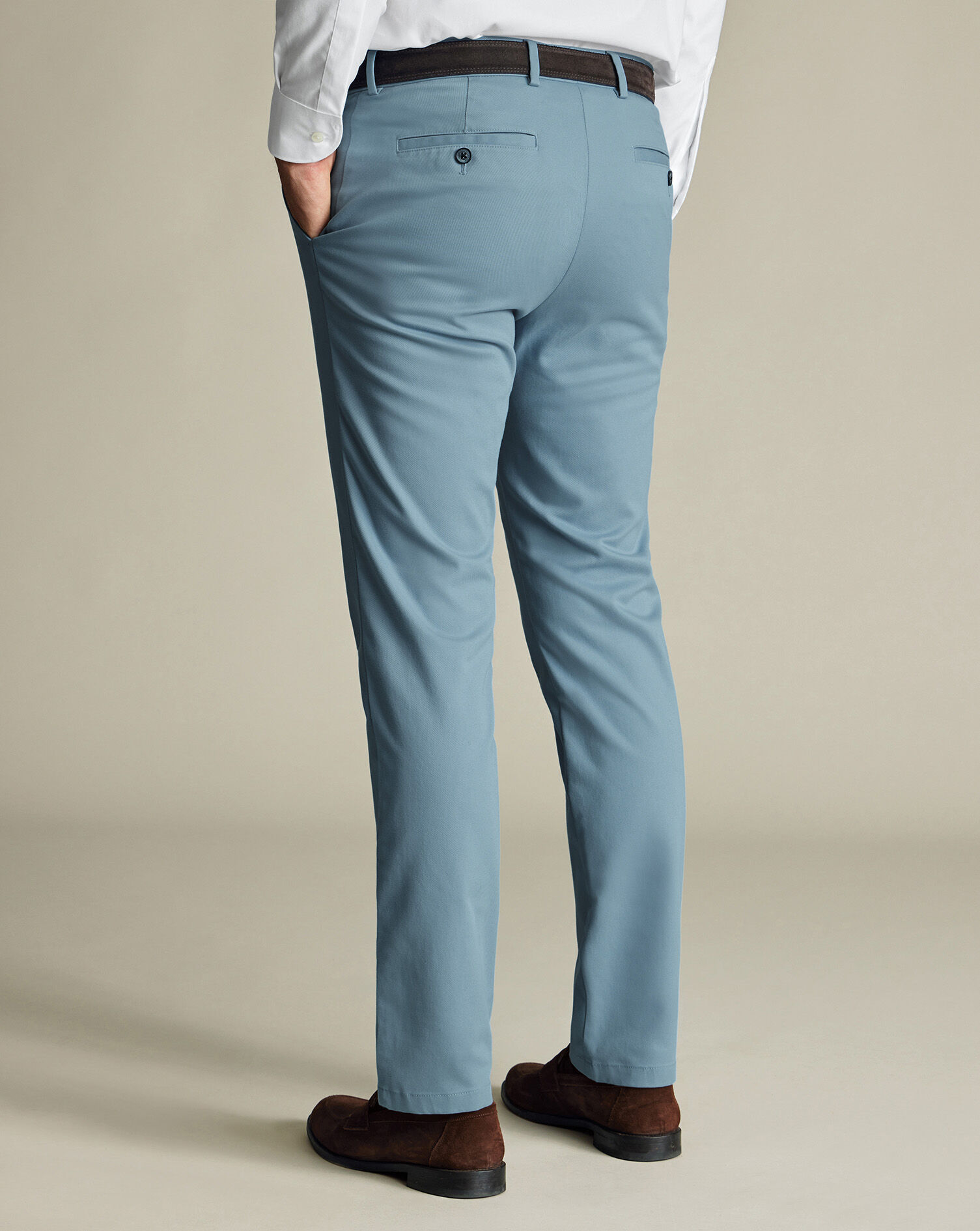 Ultimate Non-Iron Chinos - Sky Blue