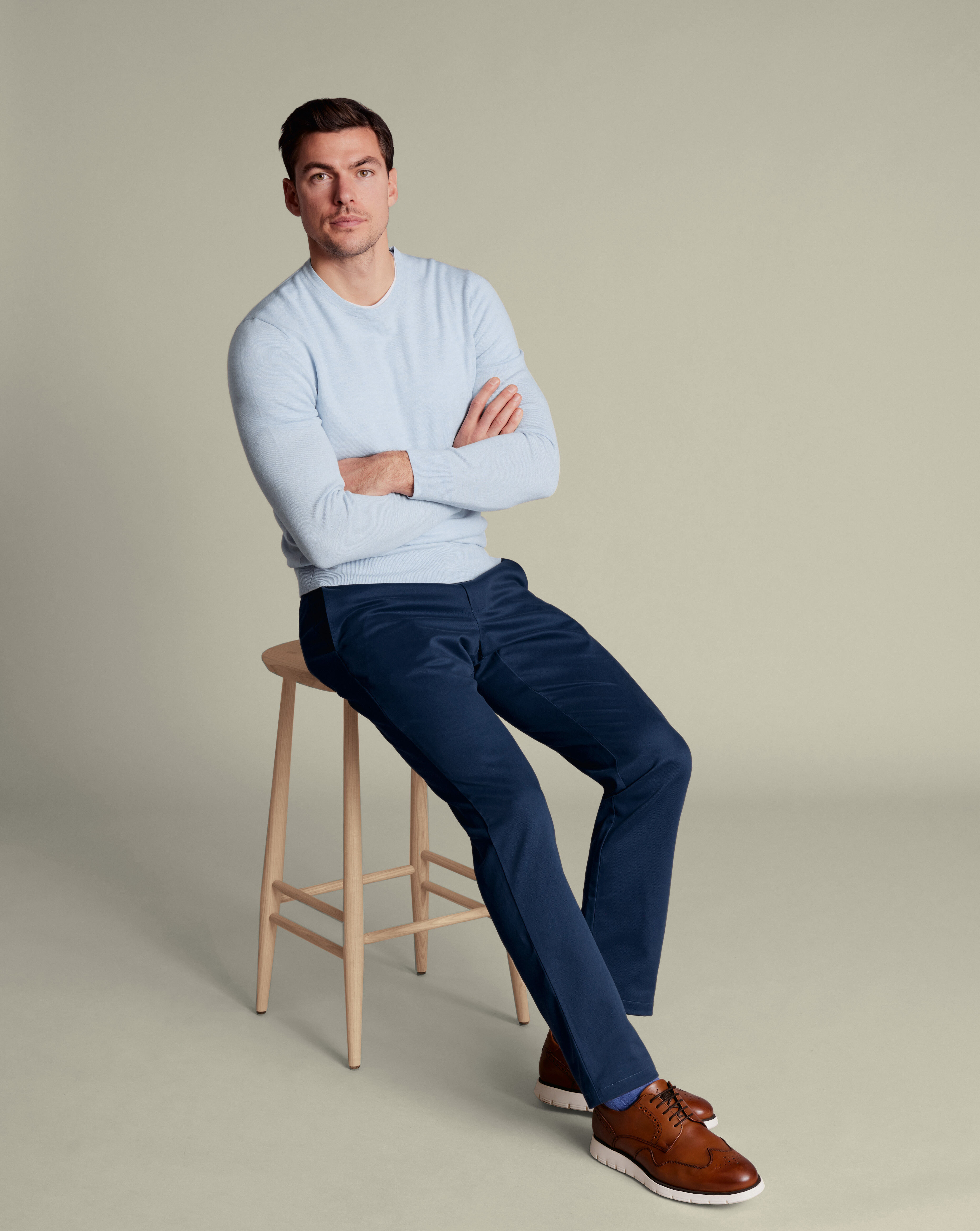 Ultimate Non-Iron Chinos - Royal Blue