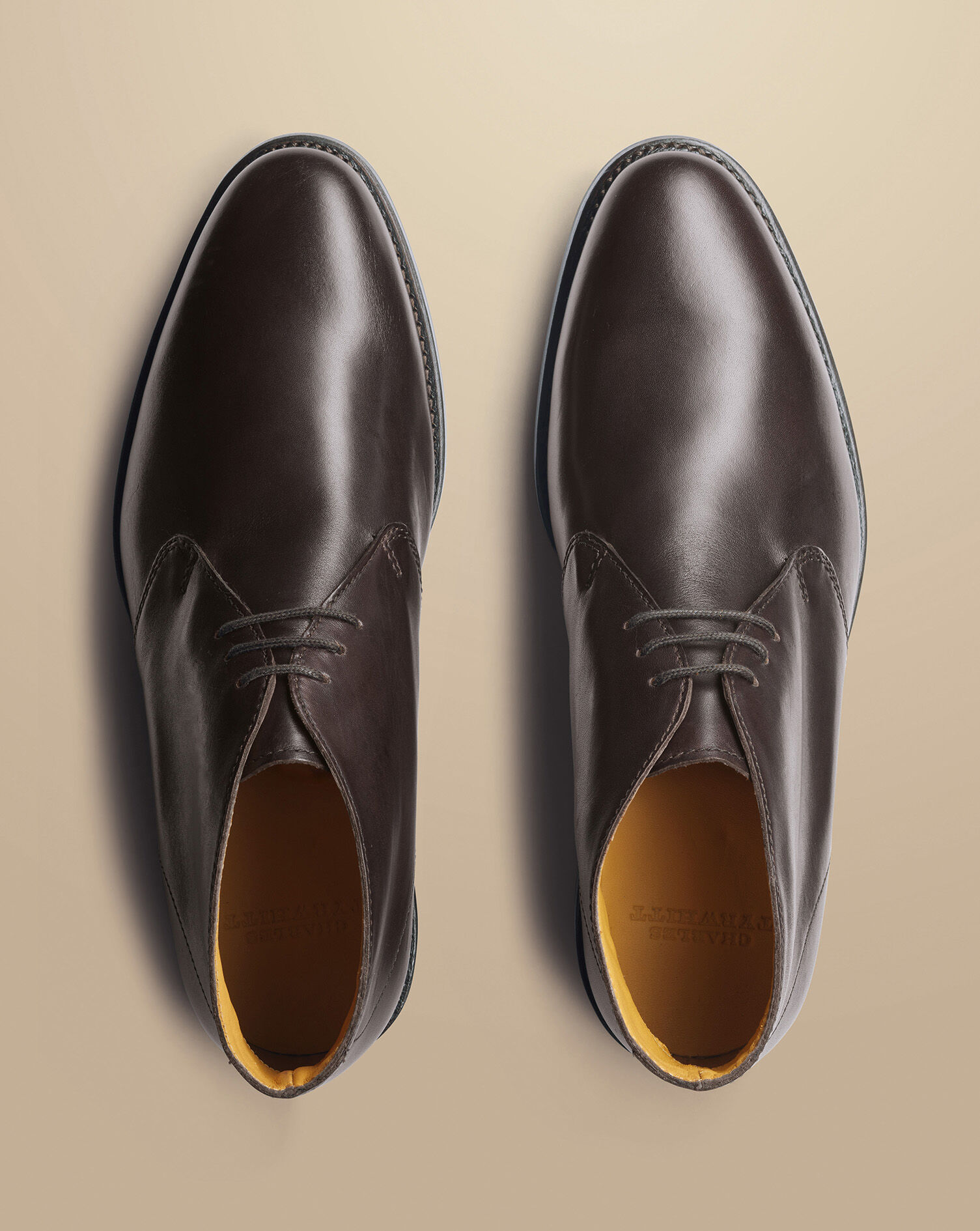 Leather Chukka Boots - Dark Chocolate