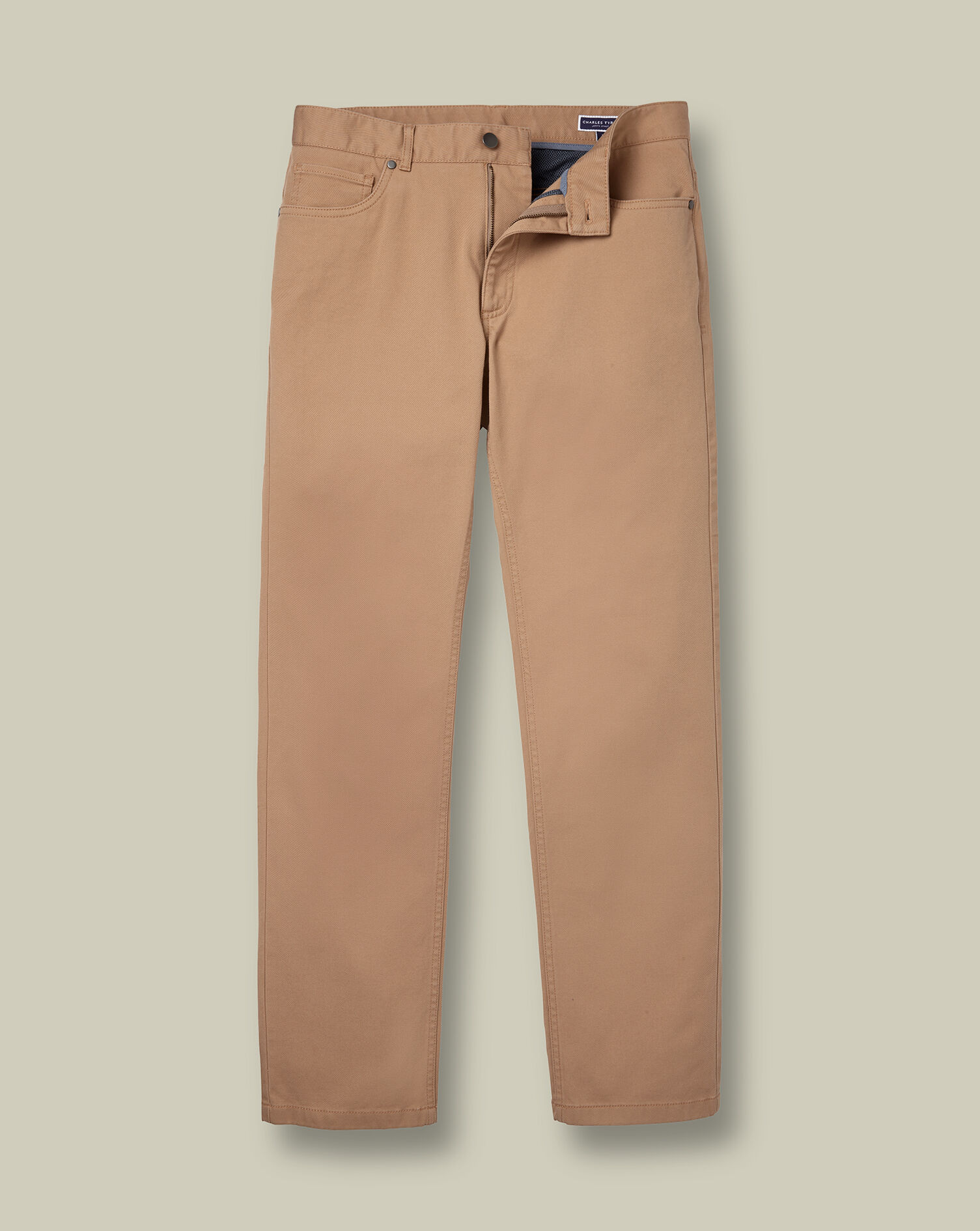 5 Pocket Jeans - Tan