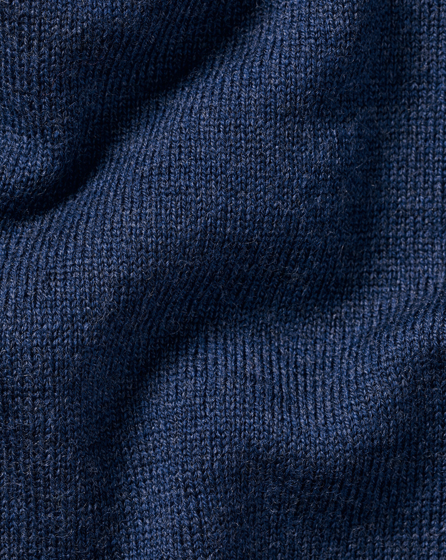 Merino V-Neck Sweater - Ink Blue