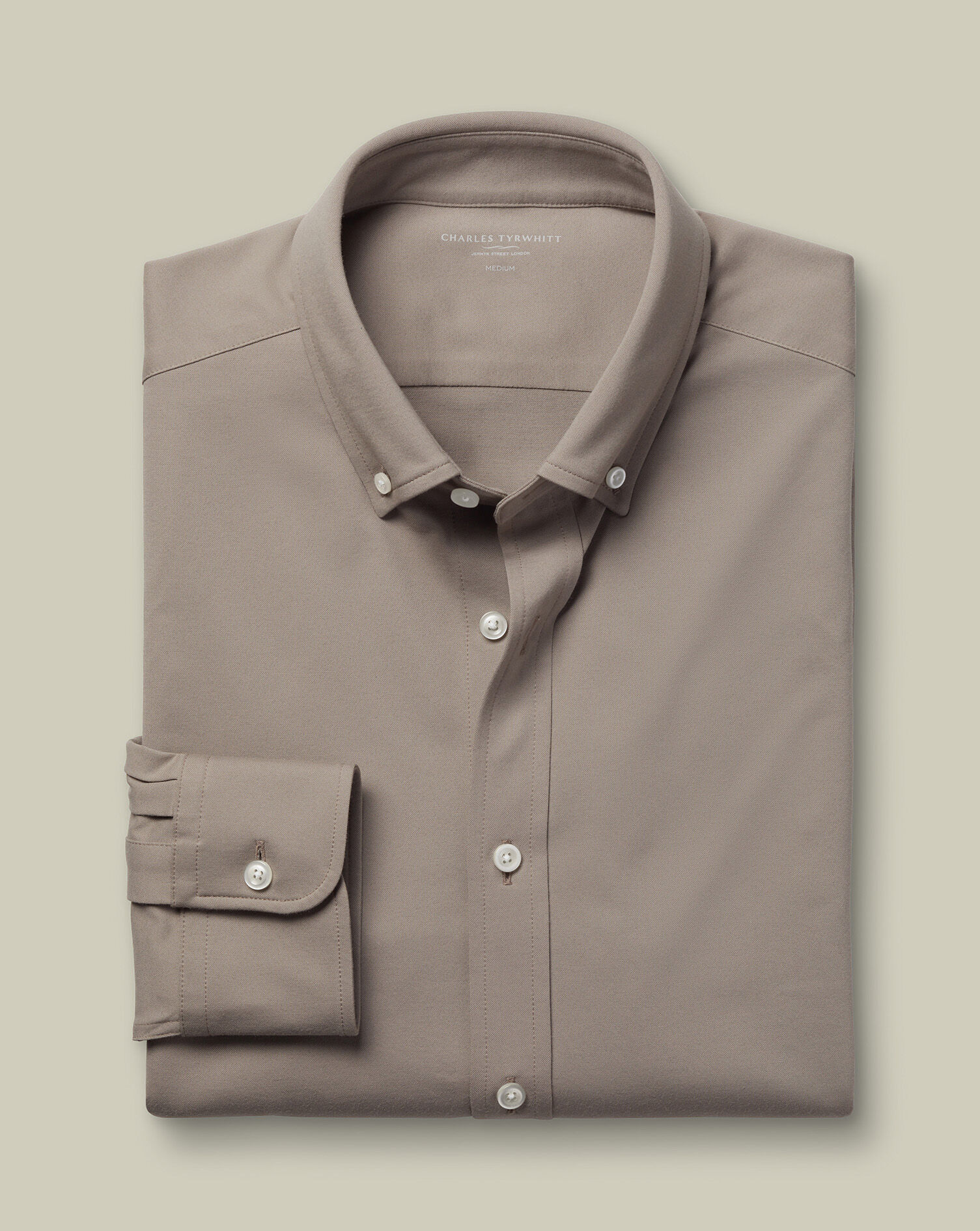 Performance Stretch Jersey Shirt - Mocha