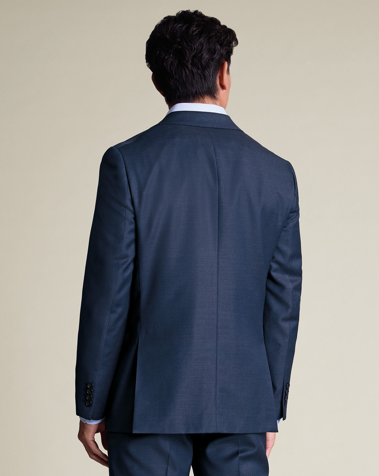 Natural Stretch Twill Suit - Royal Blue