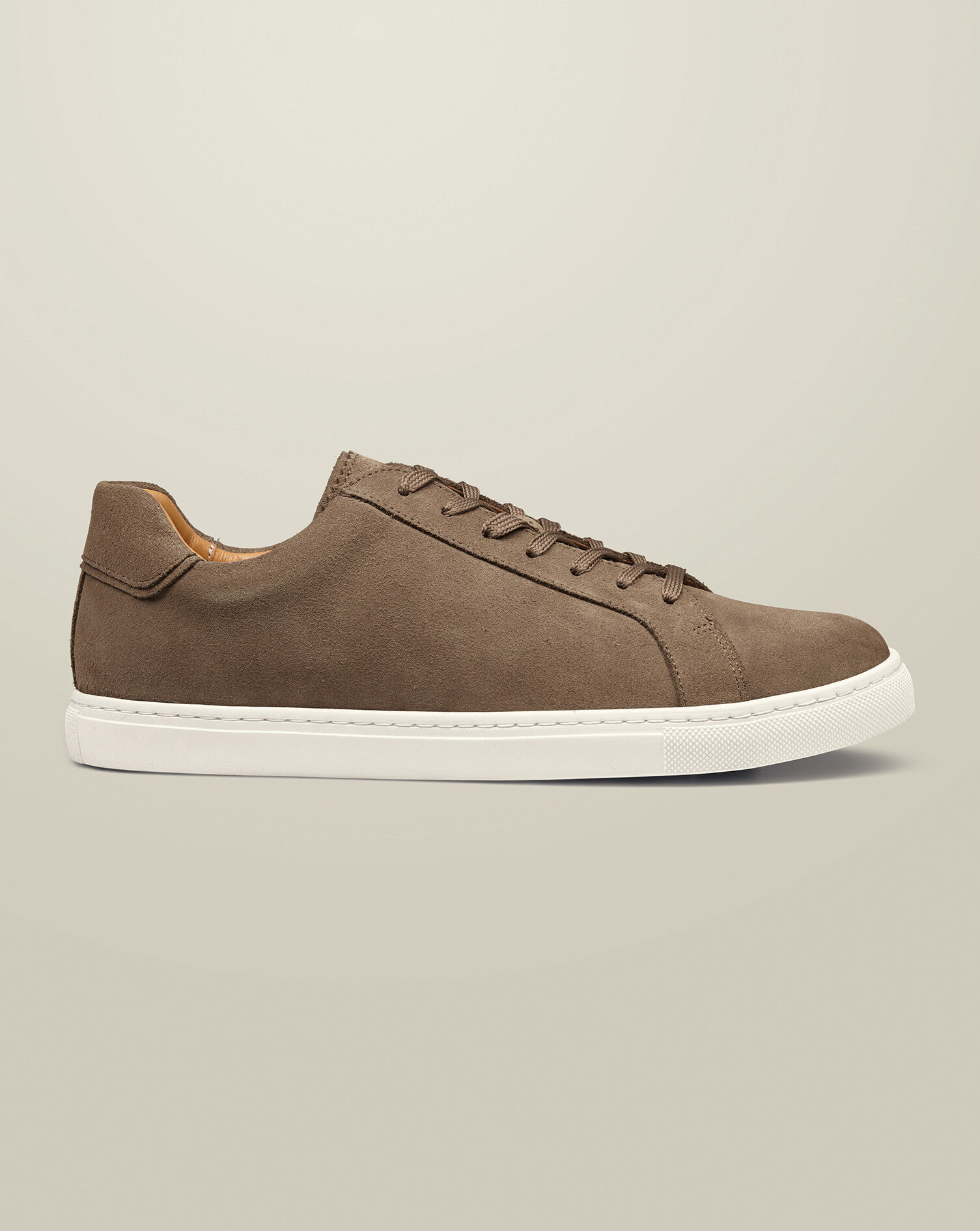 Suede Sneakers - Taupe