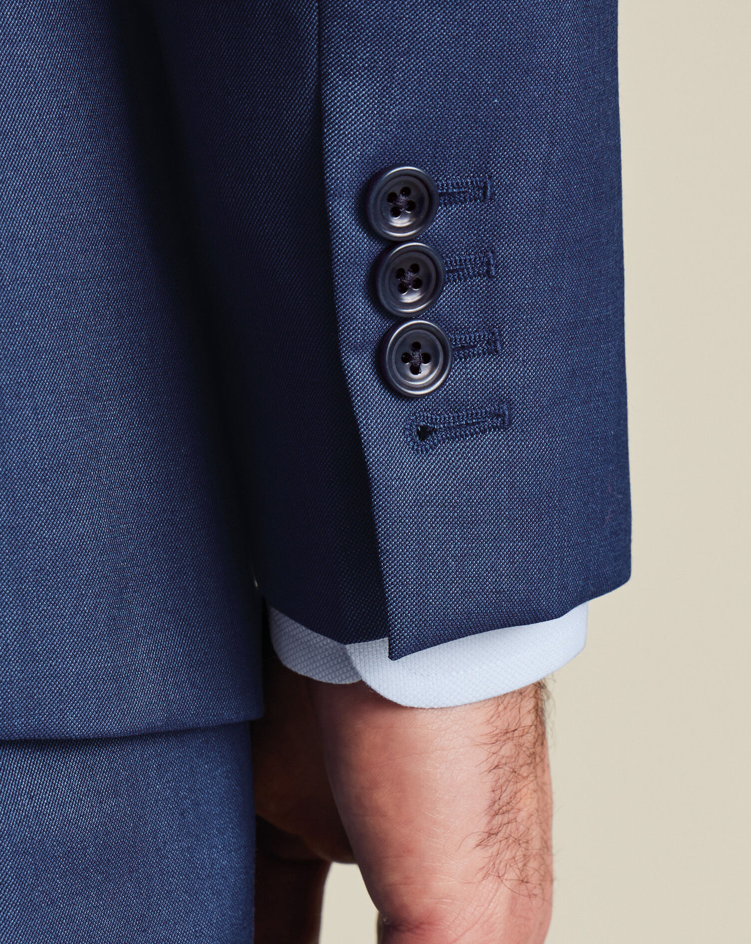 Ultimate Performance Sharkskin Suit Jacket - Royal Blue