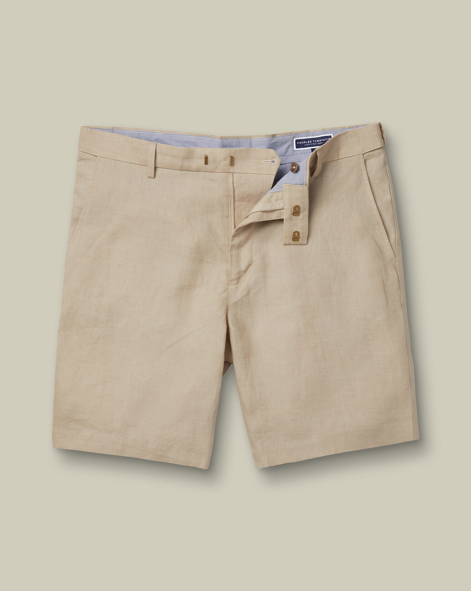 Linen Shorts - Taupe