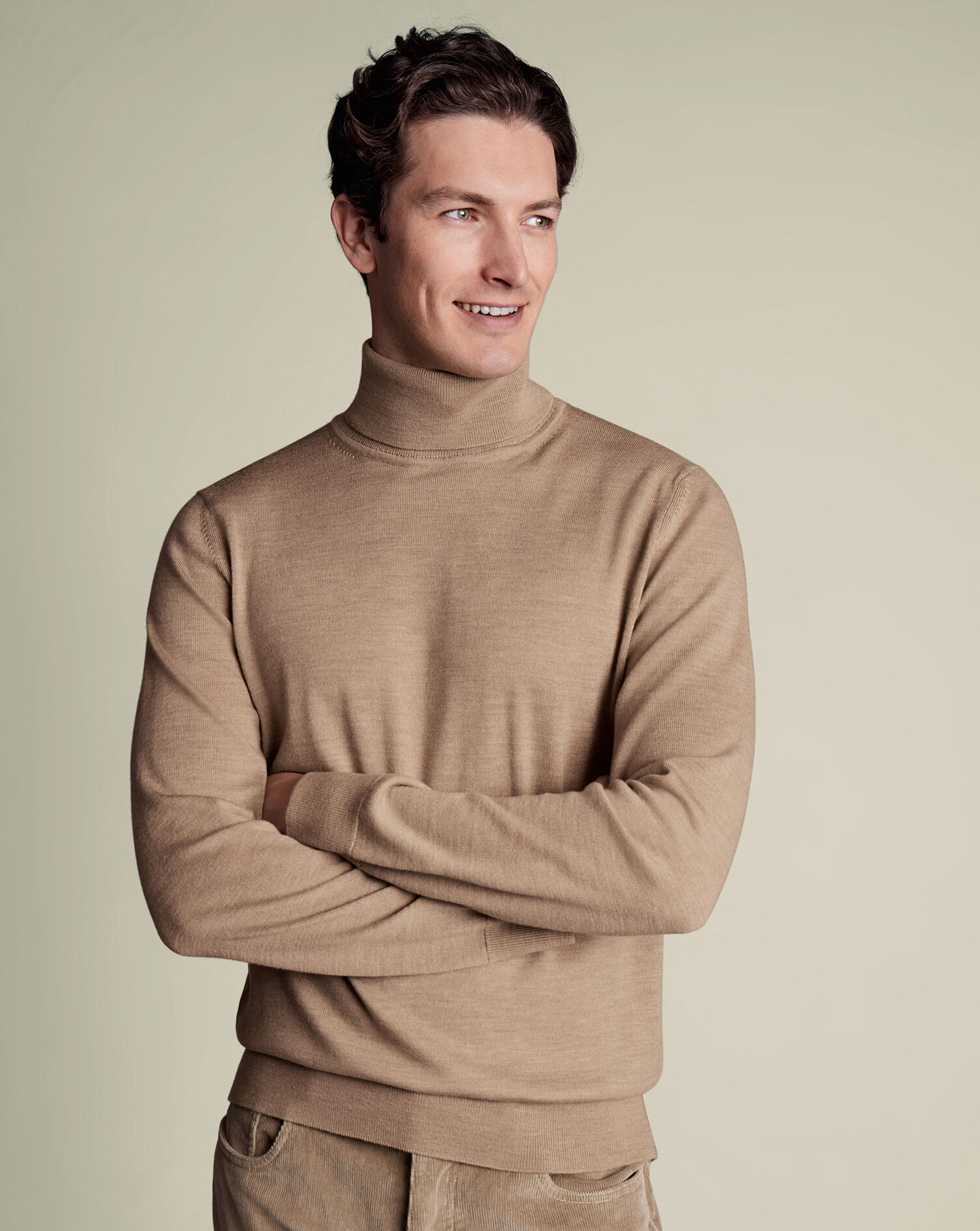 Merino Turtleneck Sweater - Oatmeal