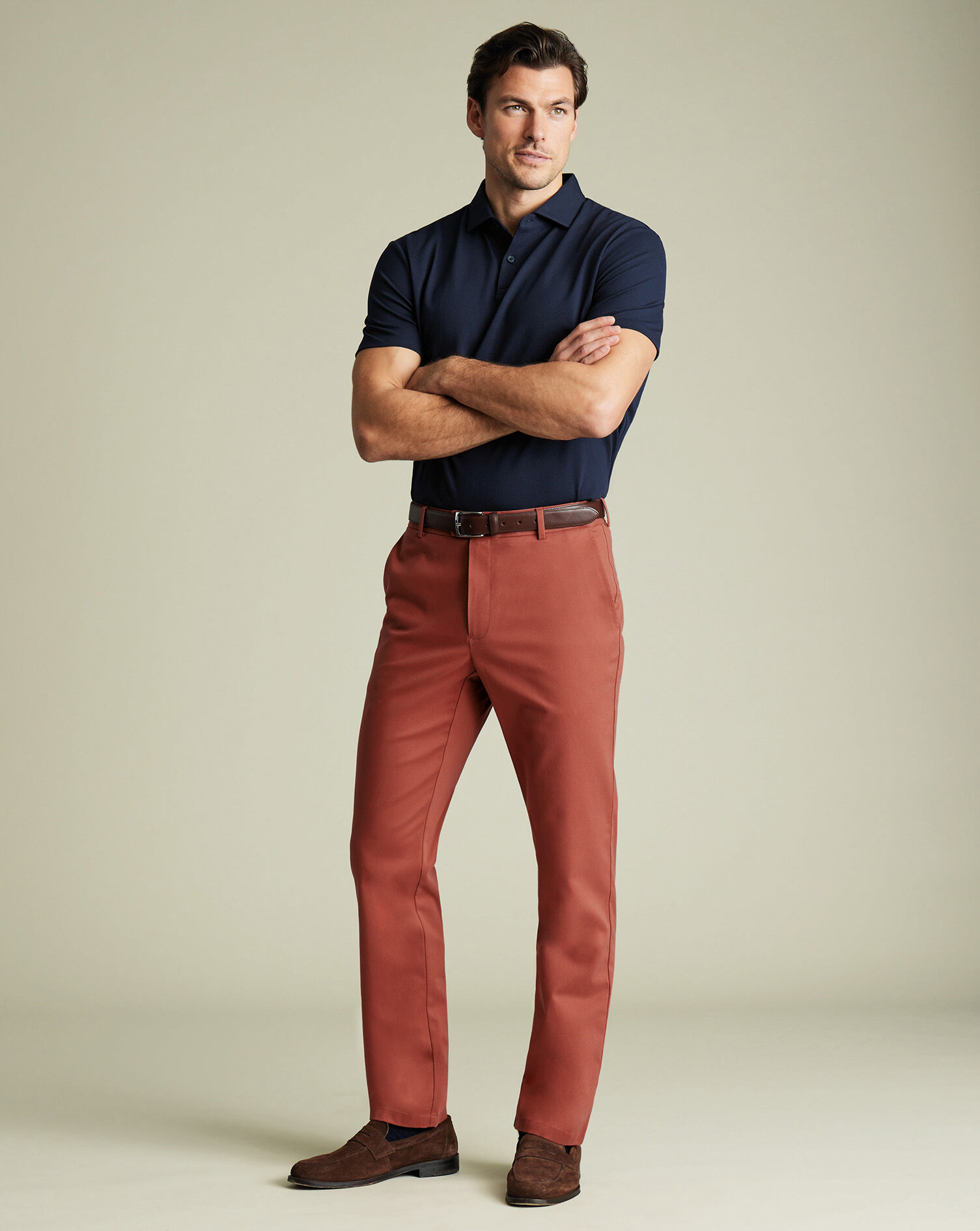 Ultimate Non-Iron Chinos - Rust