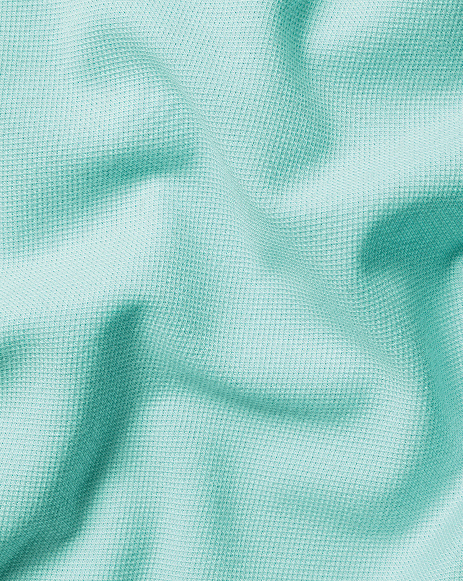 Smart Pique Polo - Aqua Green