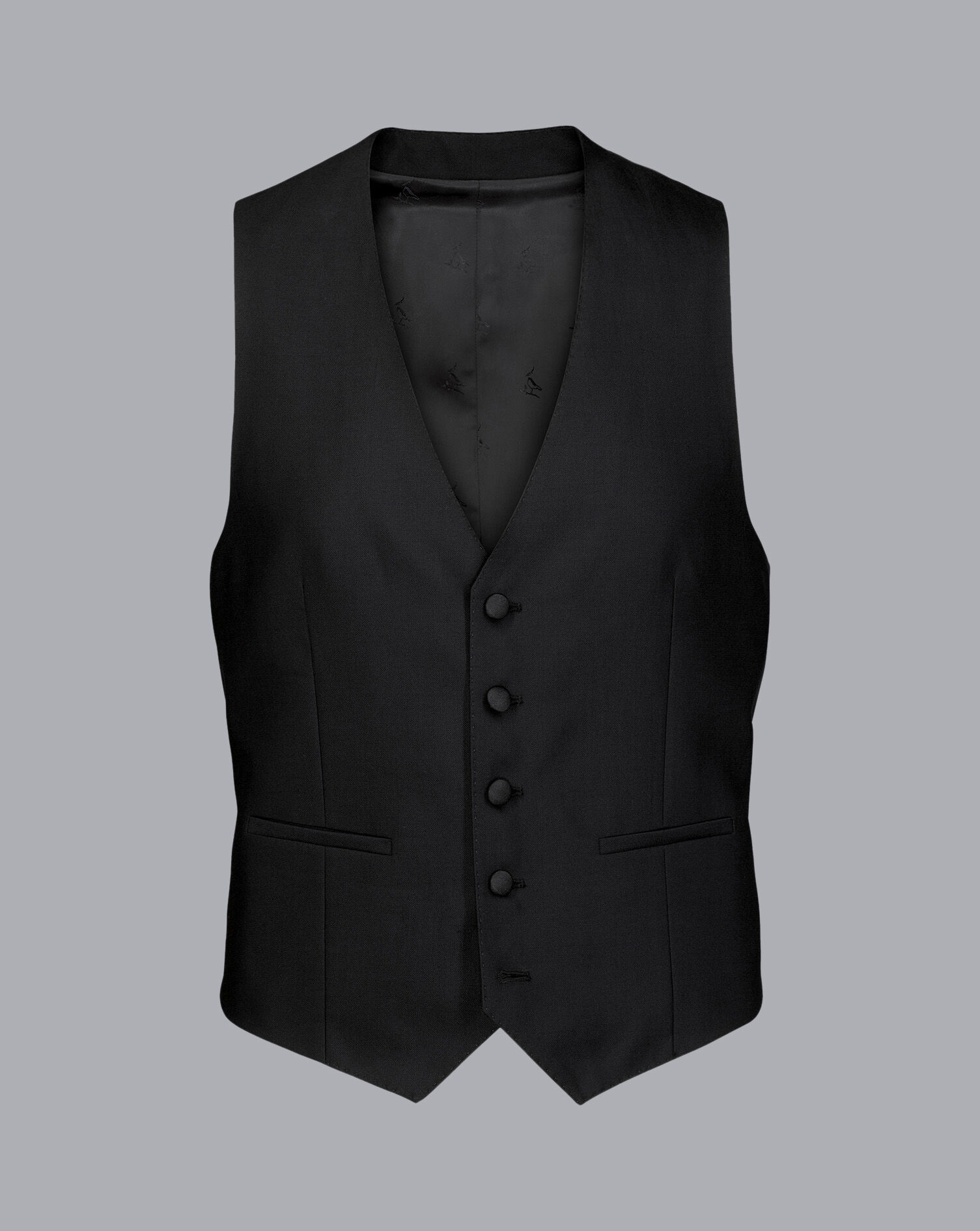 Tuxedo Vest - Black