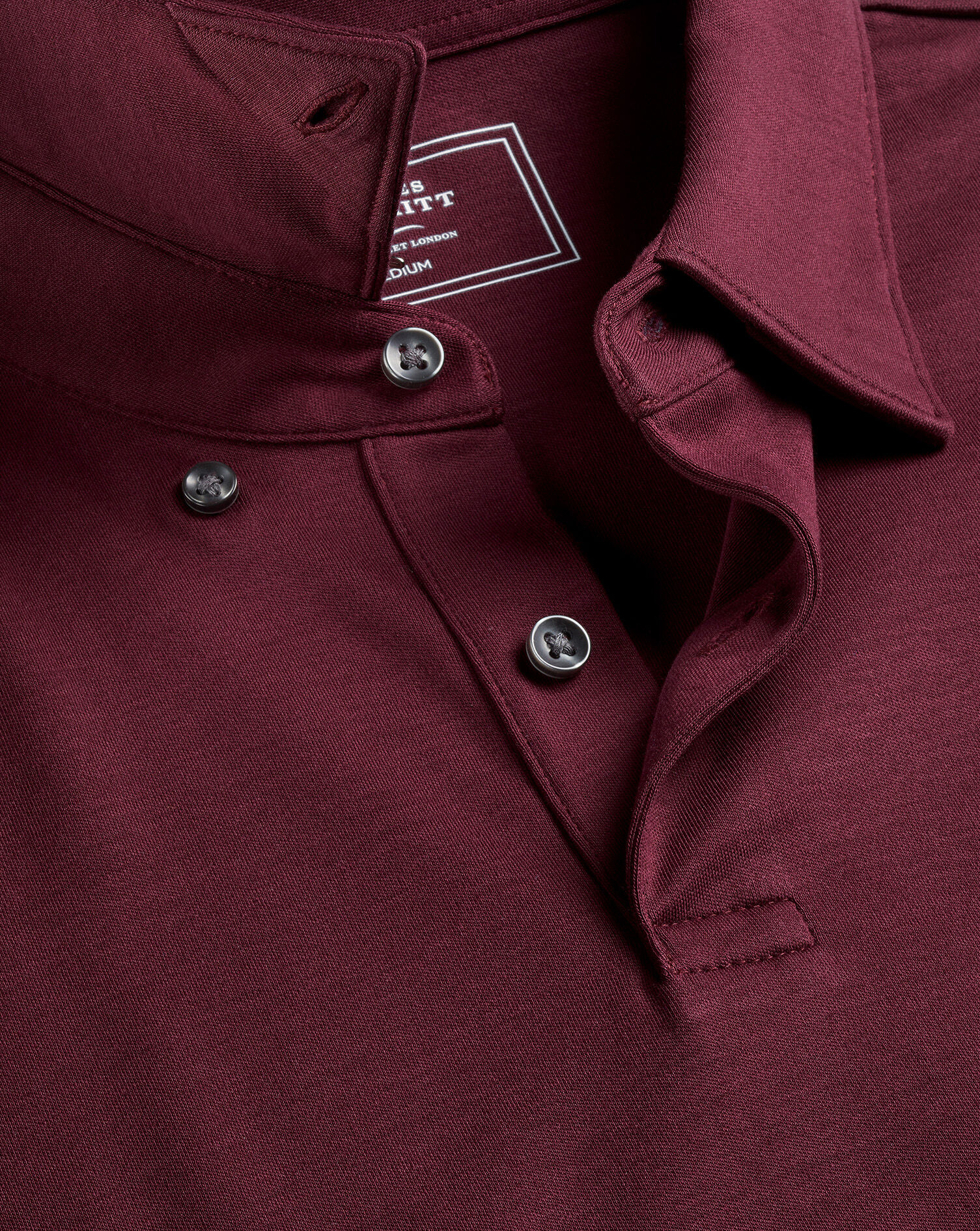 Smart Jersey Polo - Wine
