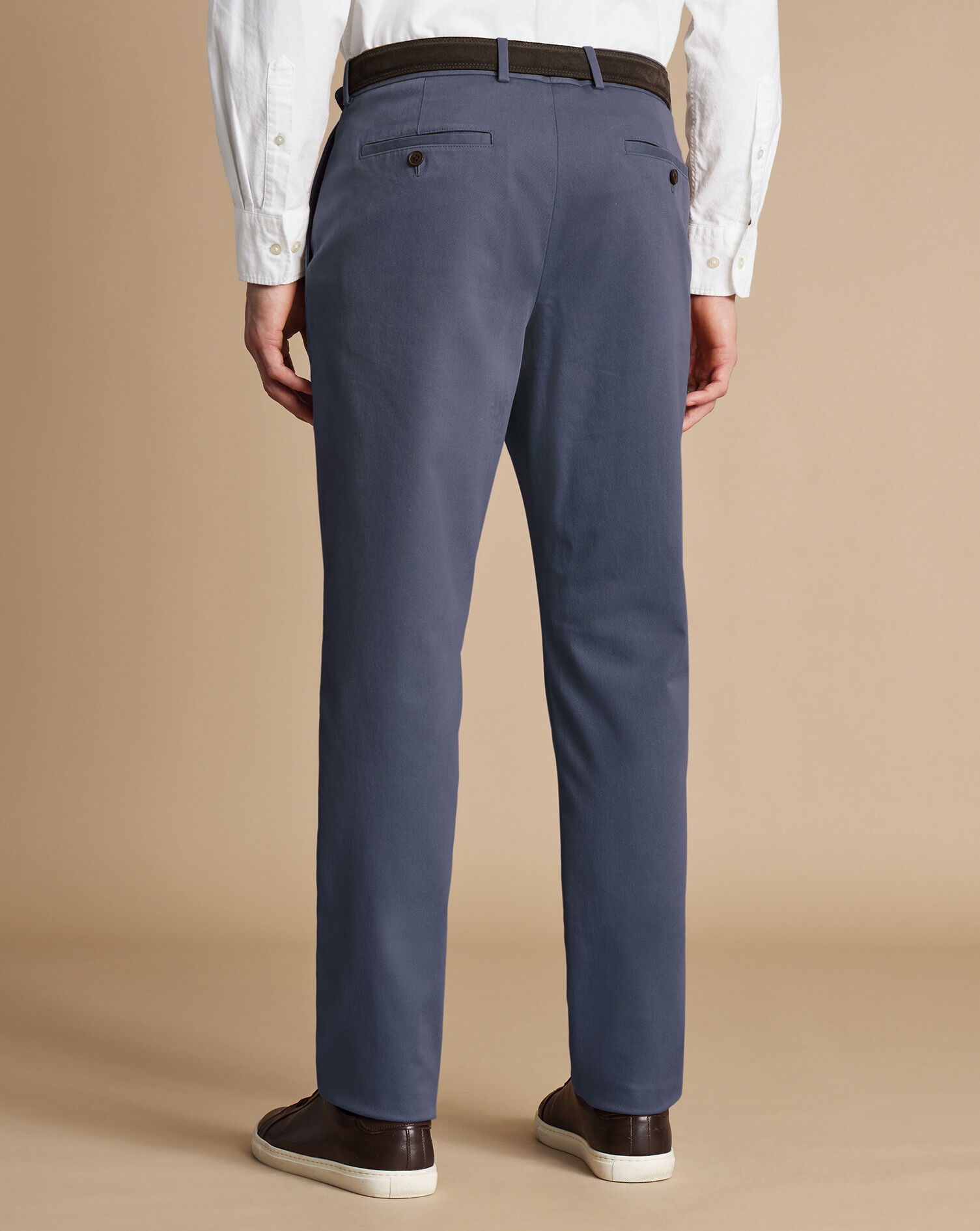 Ultimate Non-Iron Chinos - Steel Blue
