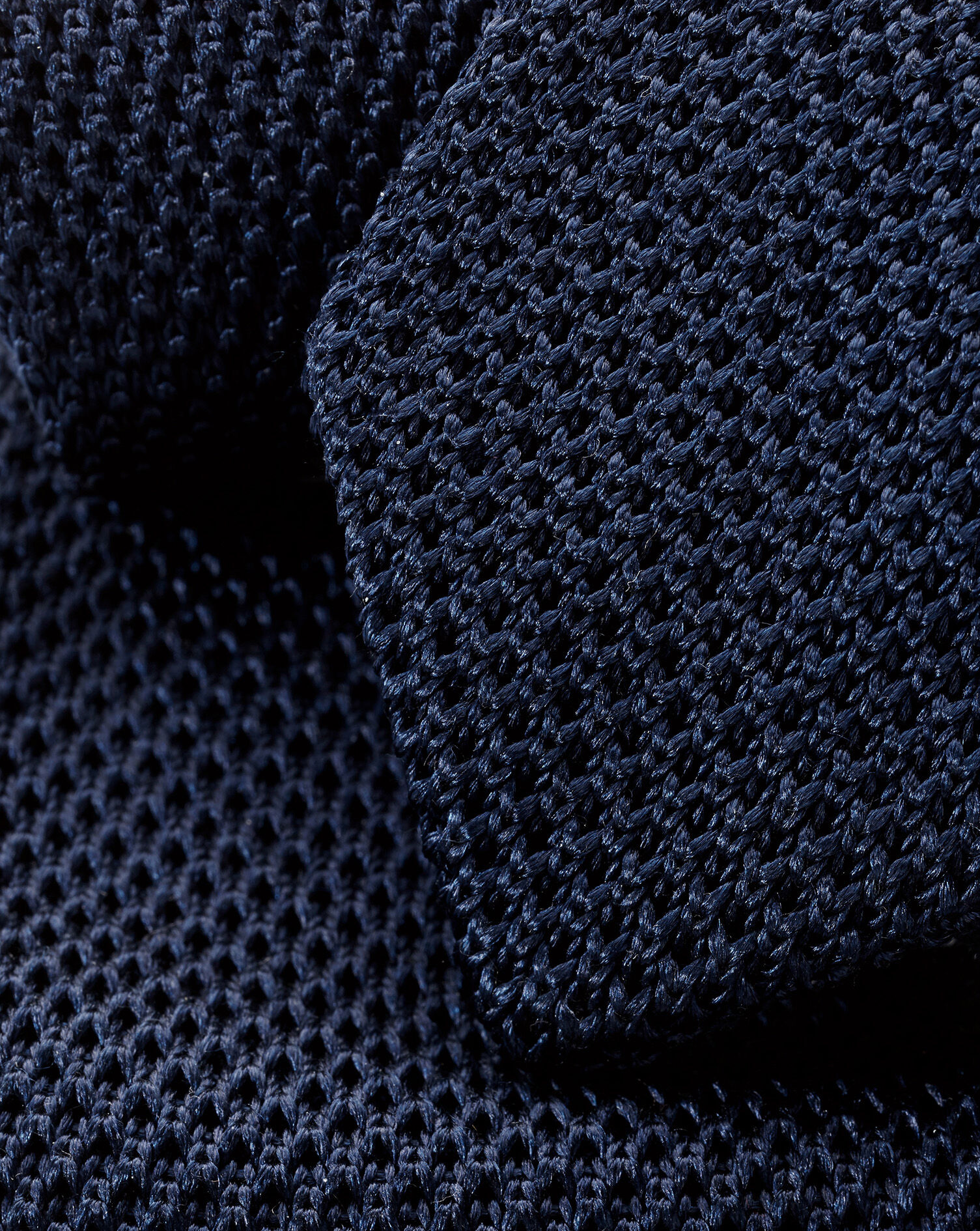 Slim Silk Knitted Tie - Royal Blue